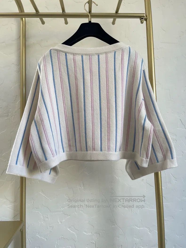Chanel Chanel 2023 Early Spring Vacation Series 23c Pink Cashmere Size XXS / US 00 / IT 34 - 2 Thumbnail