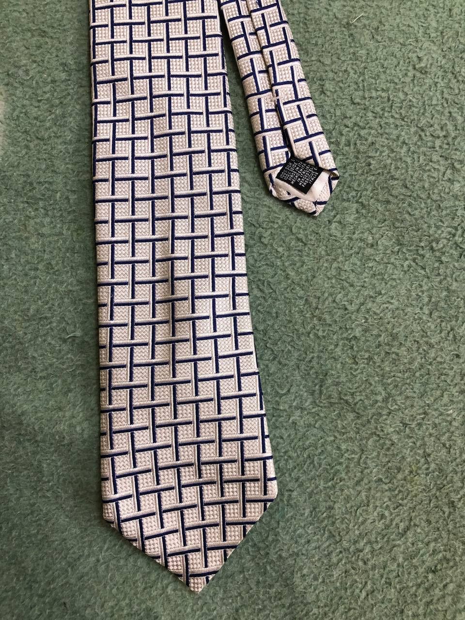 Vintage Vintage Frangi Check Silk Tie Size ONE SIZE - 7 Thumbnail