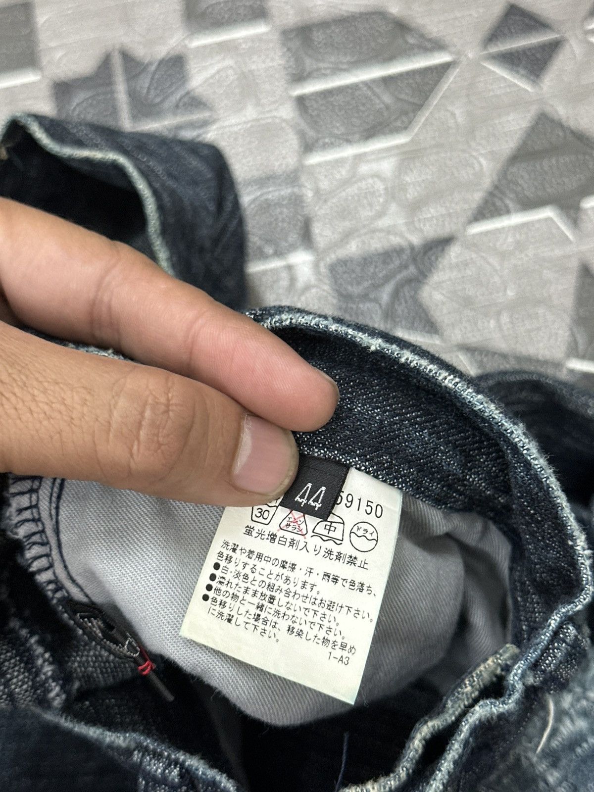 Michel Klein 1990 MK Homme (Michel Klein) Claw Mark Denim Size US 30 / EU 46 - 16 Thumbnail