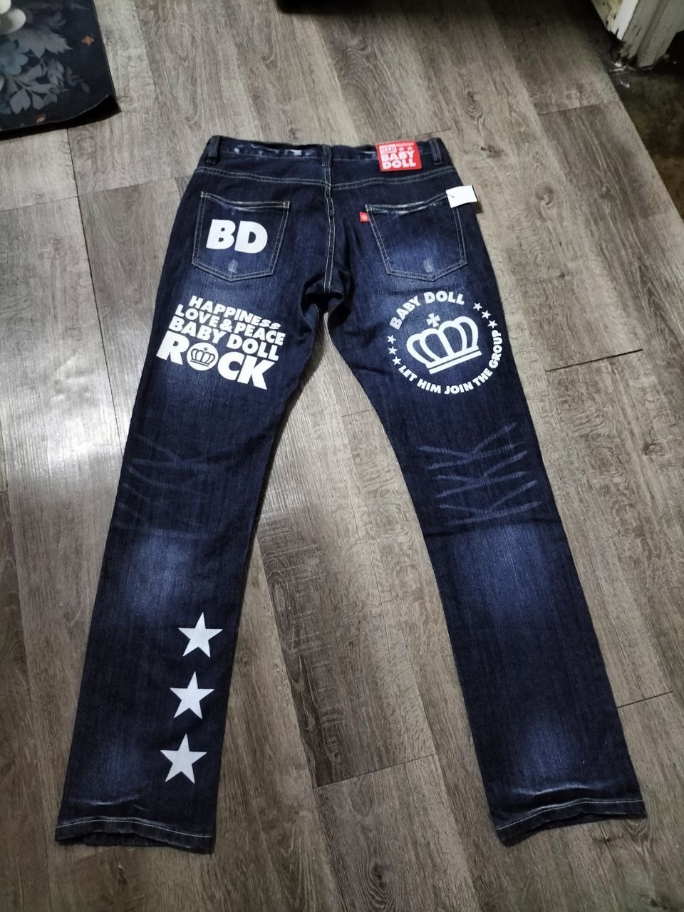 Japanese Brand Japanese denim BABY DOLL seagull print like evisu jeans Size US 30 / EU 46 - 6 Thumbnail