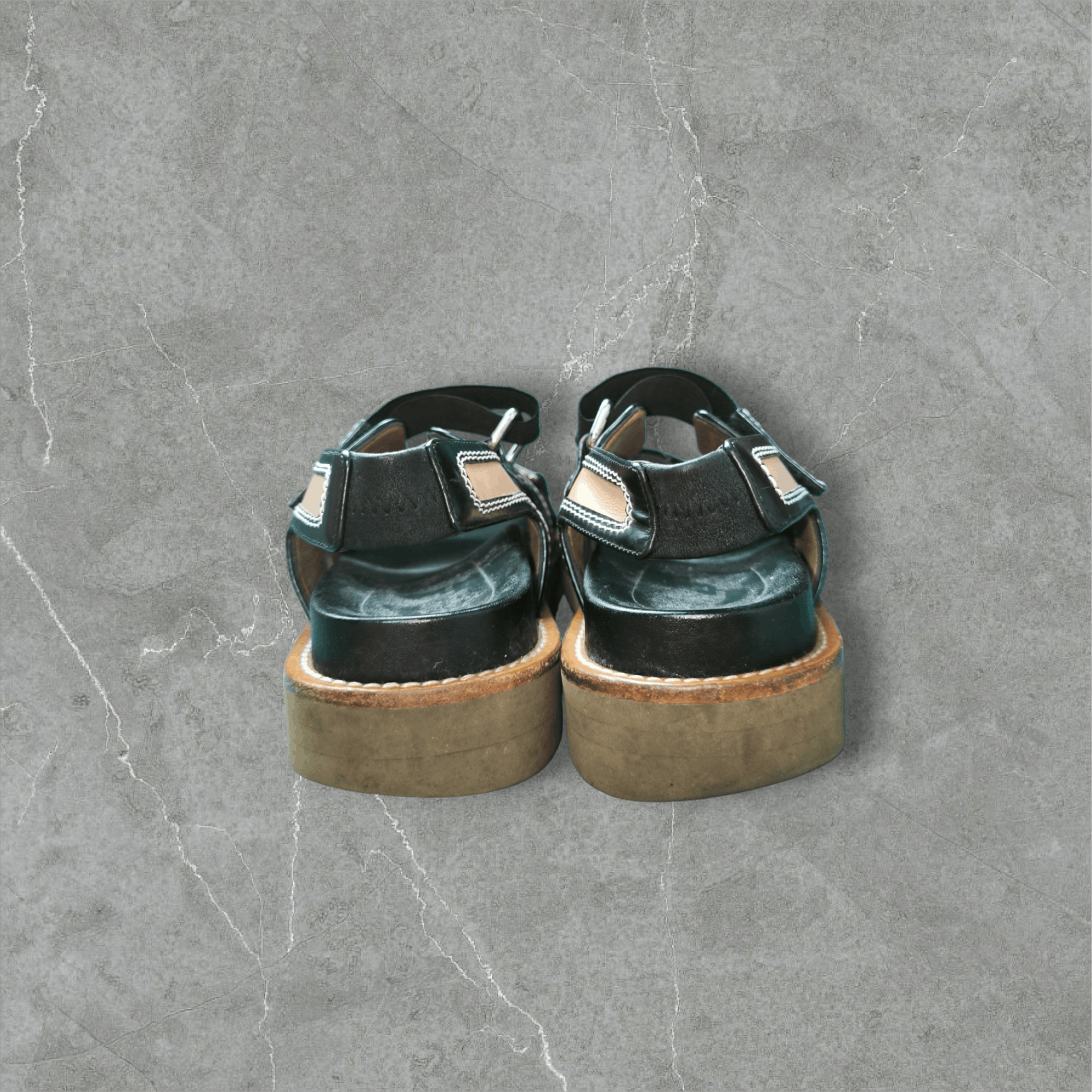 Designer × Marni Leather Slingback Sandal Size US 7 / IT 37 - 7 Thumbnail