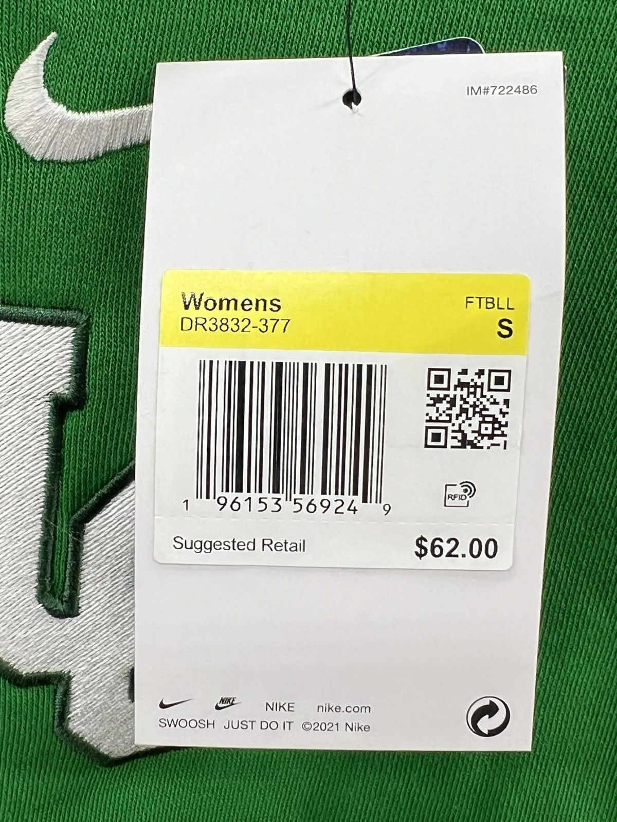 Nike Nike Oregon Women’s College Green Crewneck Small DR3832-377 Size S / US 4 / IT 40 - 4 Thumbnail