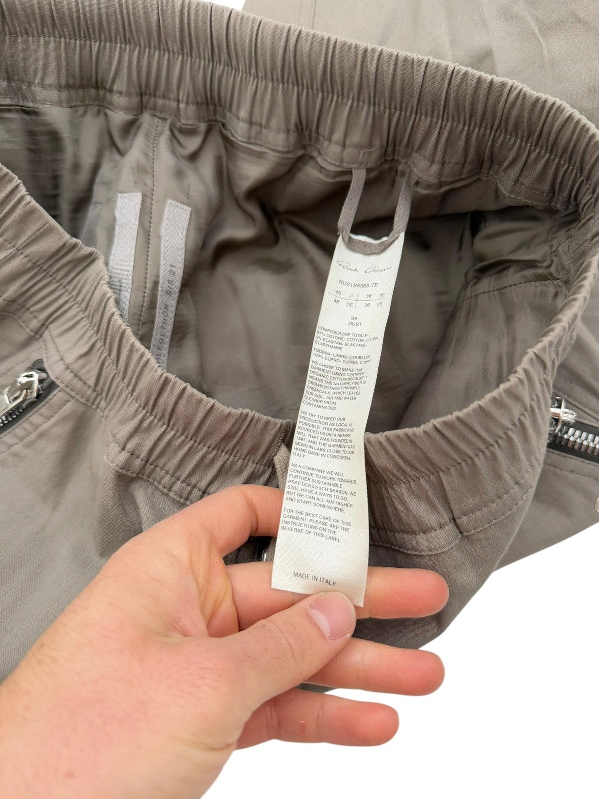 Rick Owens RARE Phlegethon Knee Armor Pad Biker Cargo Size US 32 / EU 48 - 7 Thumbnail