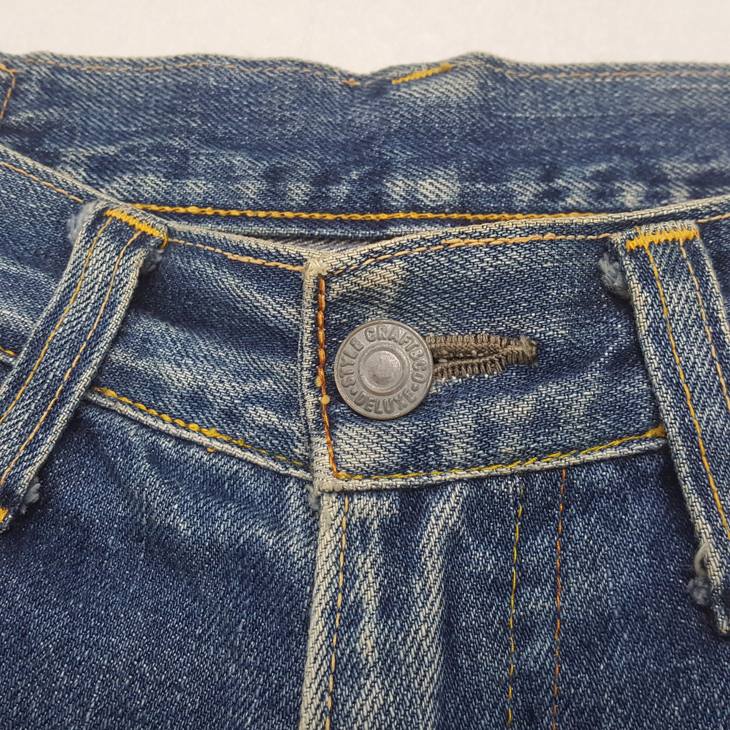Evisu Evis Japanese Brand Streetwear Custom Daicock Jeans RR28 Size US 28 / EU 44 - 12 Thumbnail