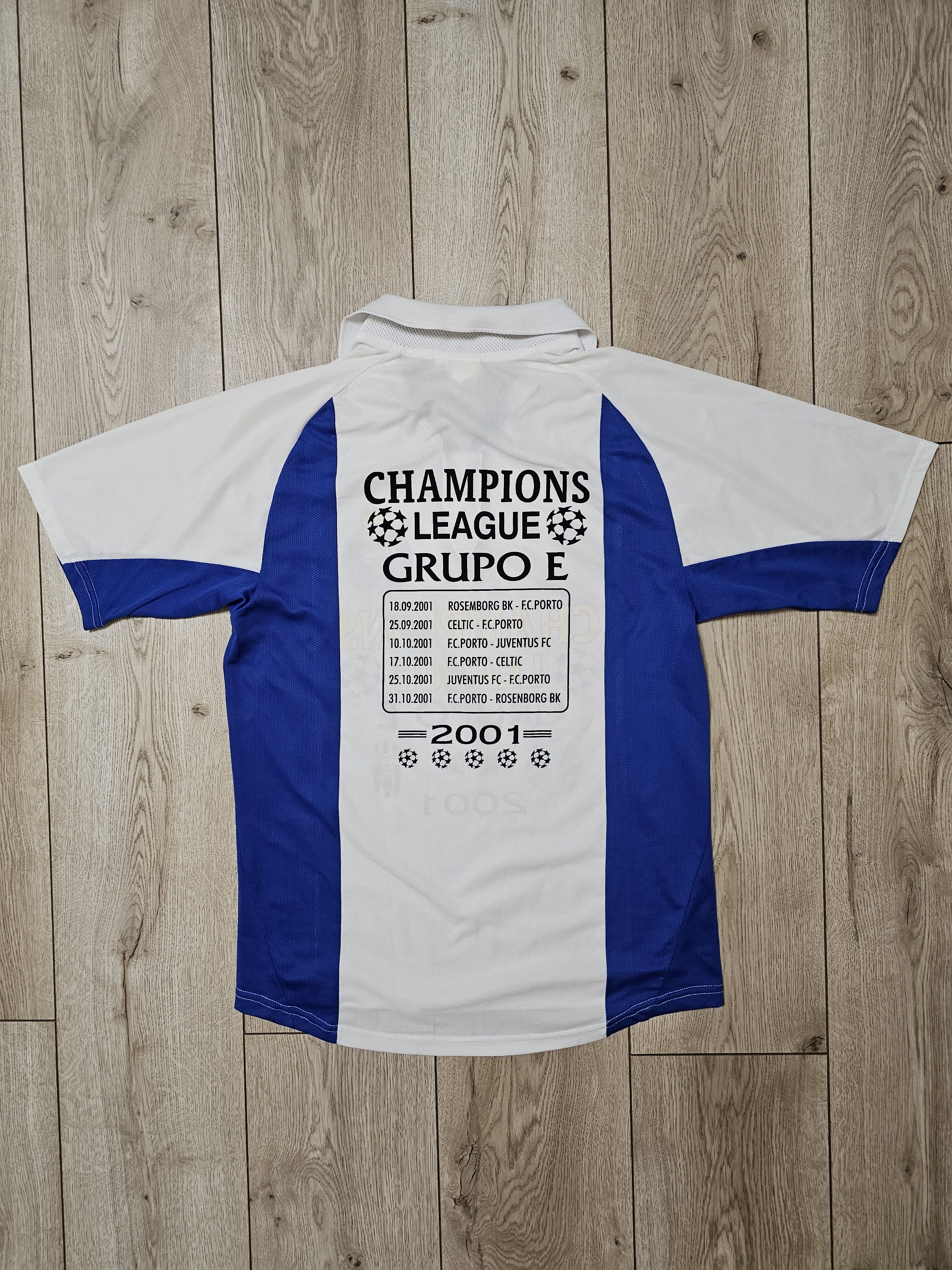 All Sport × Vintage PORTO 2001 CHAMPIONS LEAGUE FOOTBALL SHIRT SOCCER JERSEY Size US S / EU 44-46 / 1 - 2 Thumbnail