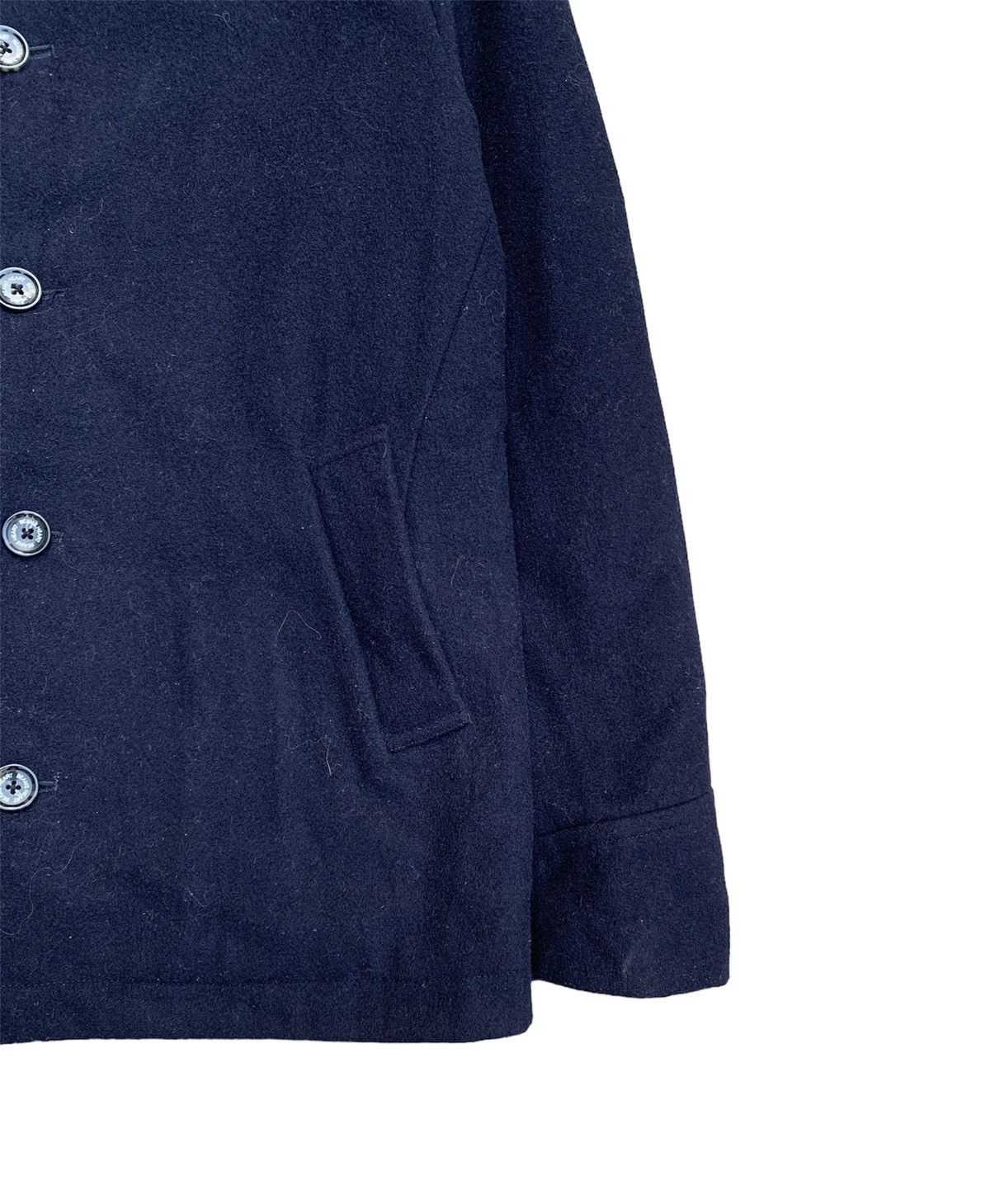 Beams Plus × Japanese Brand × Vintage Vintage Beams Heart Button Up Wool Coat Puffer Inside Size US M / EU 48-50 / 2 - 6 Thumbnail