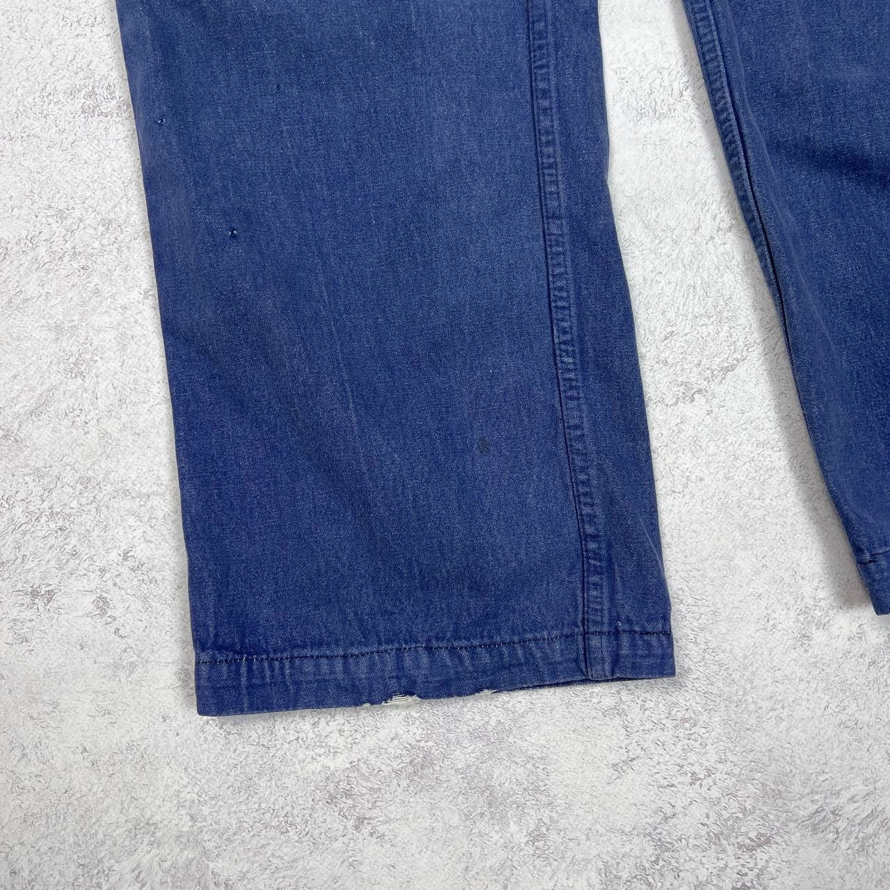 Le Laboureur Vintage 80s French Workwear Faded Sanfor Pants Size US 38 / EU 54 - 5 Thumbnail