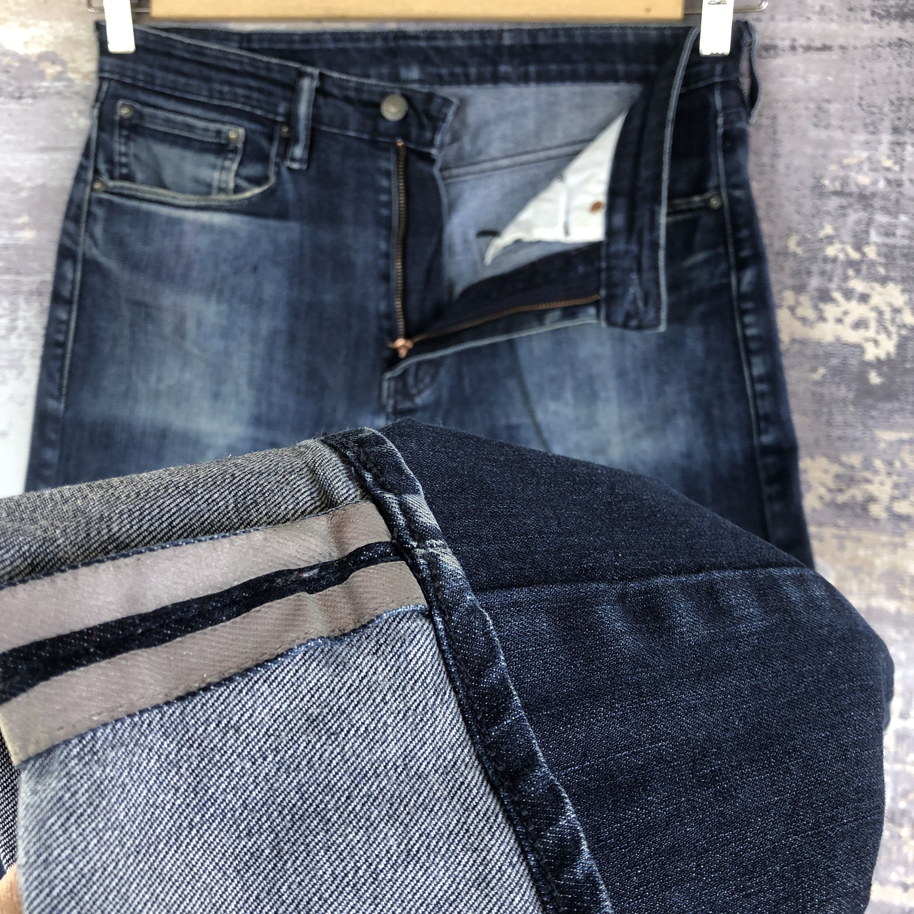 Levi's Vintage Y2K Levis 714 Skinny Jeans Levi's Slim Tapered Denim Size US 32 / EU 48 - 8 Thumbnail