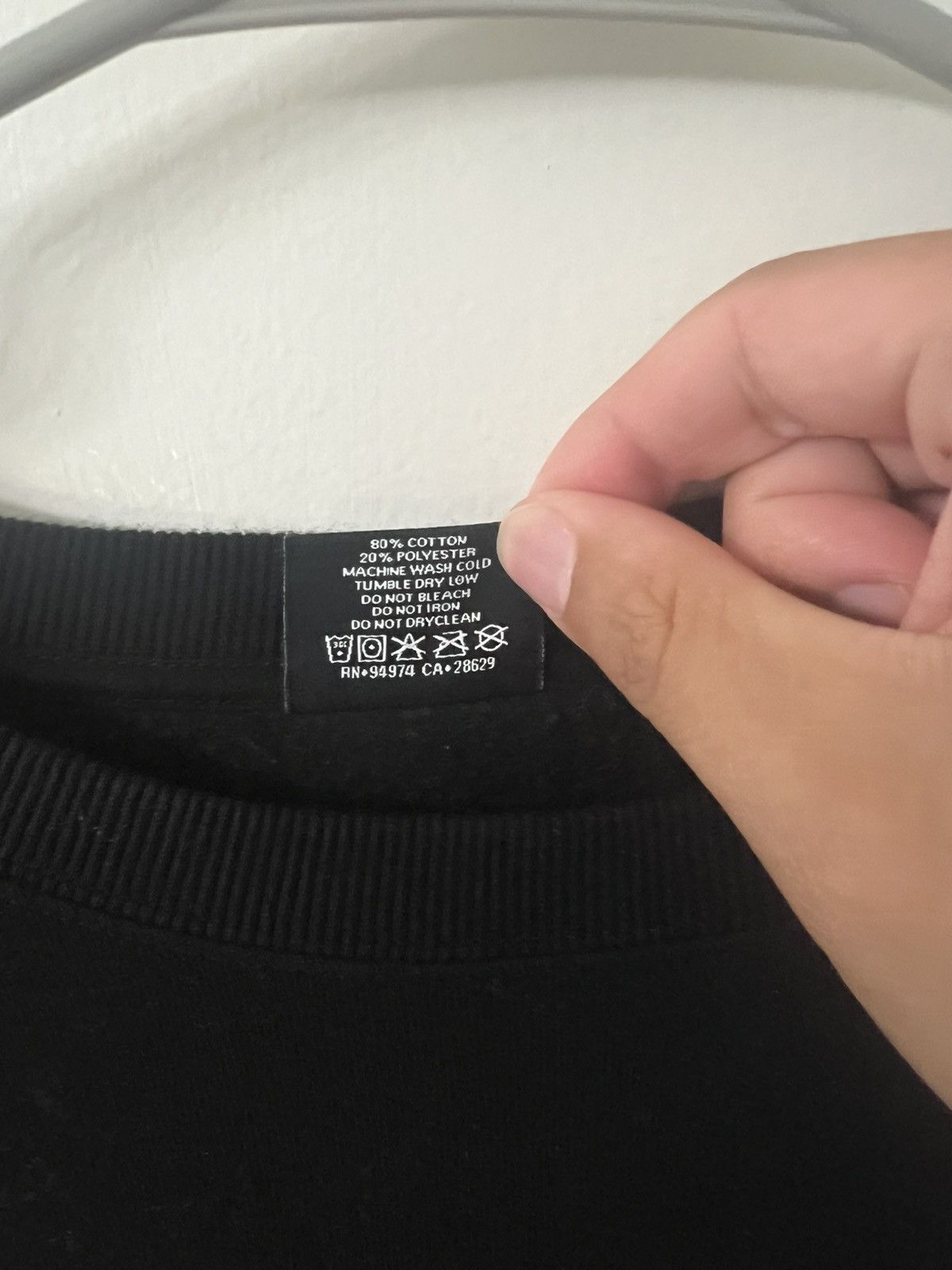 Stussy Stussy service black crewneck sweater Size US L / EU 52-54 / 3 - 5 Thumbnail