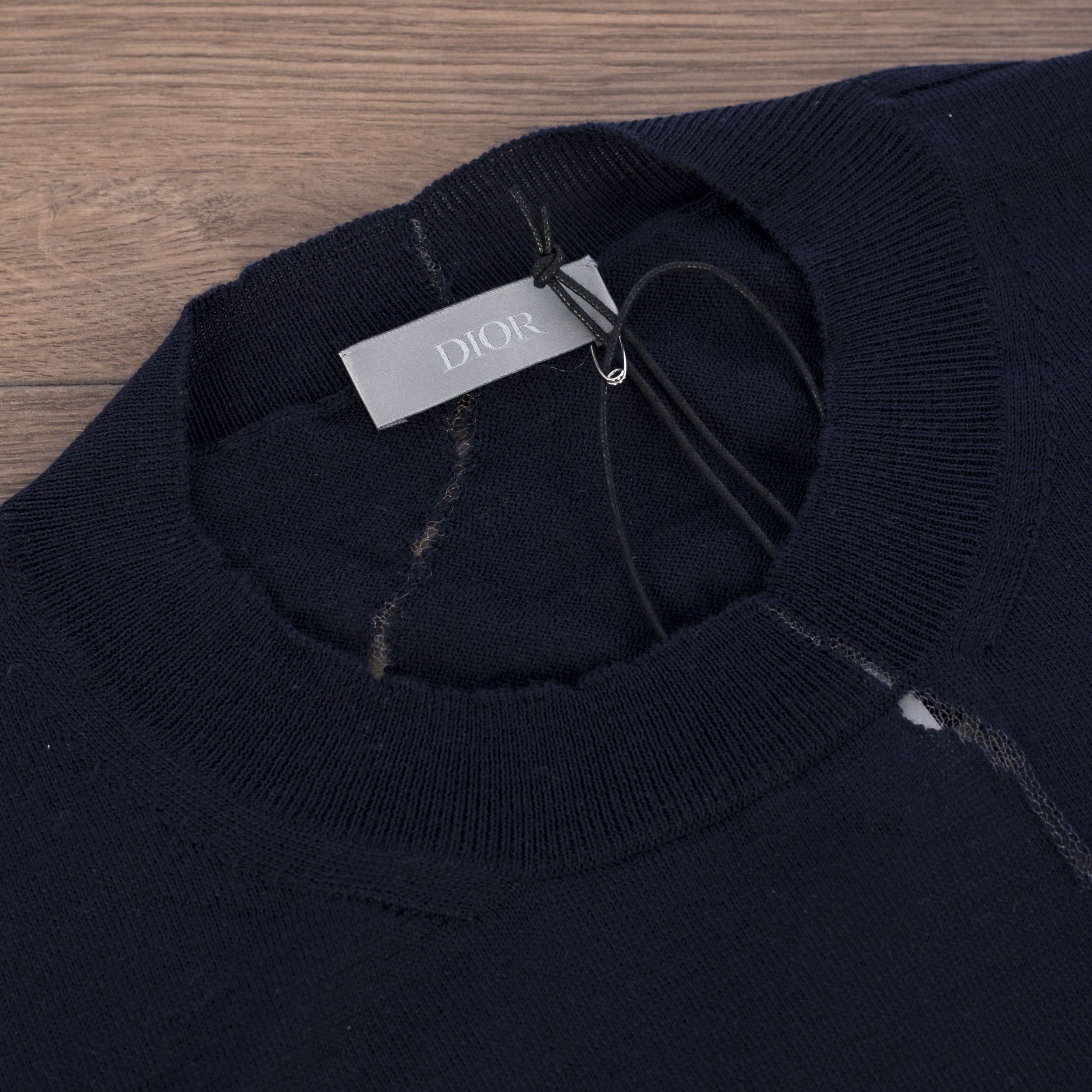 Dior Navy Blue Wool & Silk Sweater With DIOR AND DANIEL ARSHAM Size US L / EU 52-54 / 3 - 6 Thumbnail