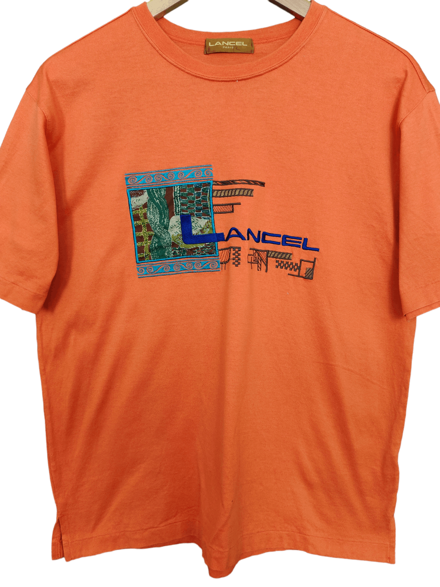 Lancel Vintage Lancel Paris Embroidered T Shirt Size US M / EU 48-50 / 2 - 2 Thumbnail