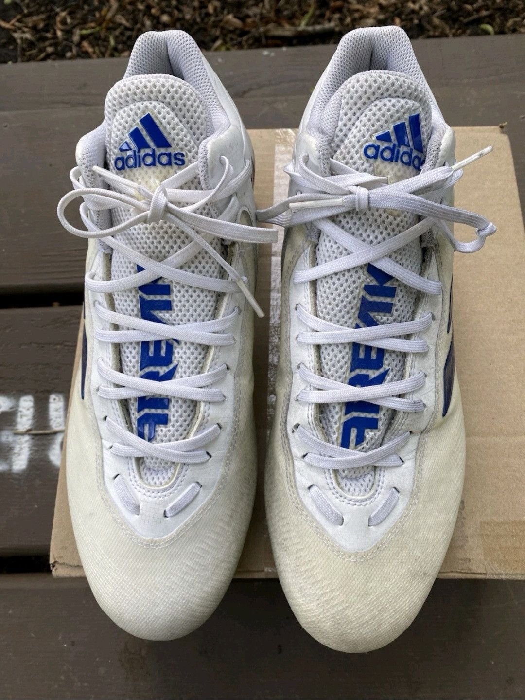 Adidas Adidas Freak Mid White Royal FX1309 Size 13 Men Size US 13 / EU 46 - 2 Thumbnail