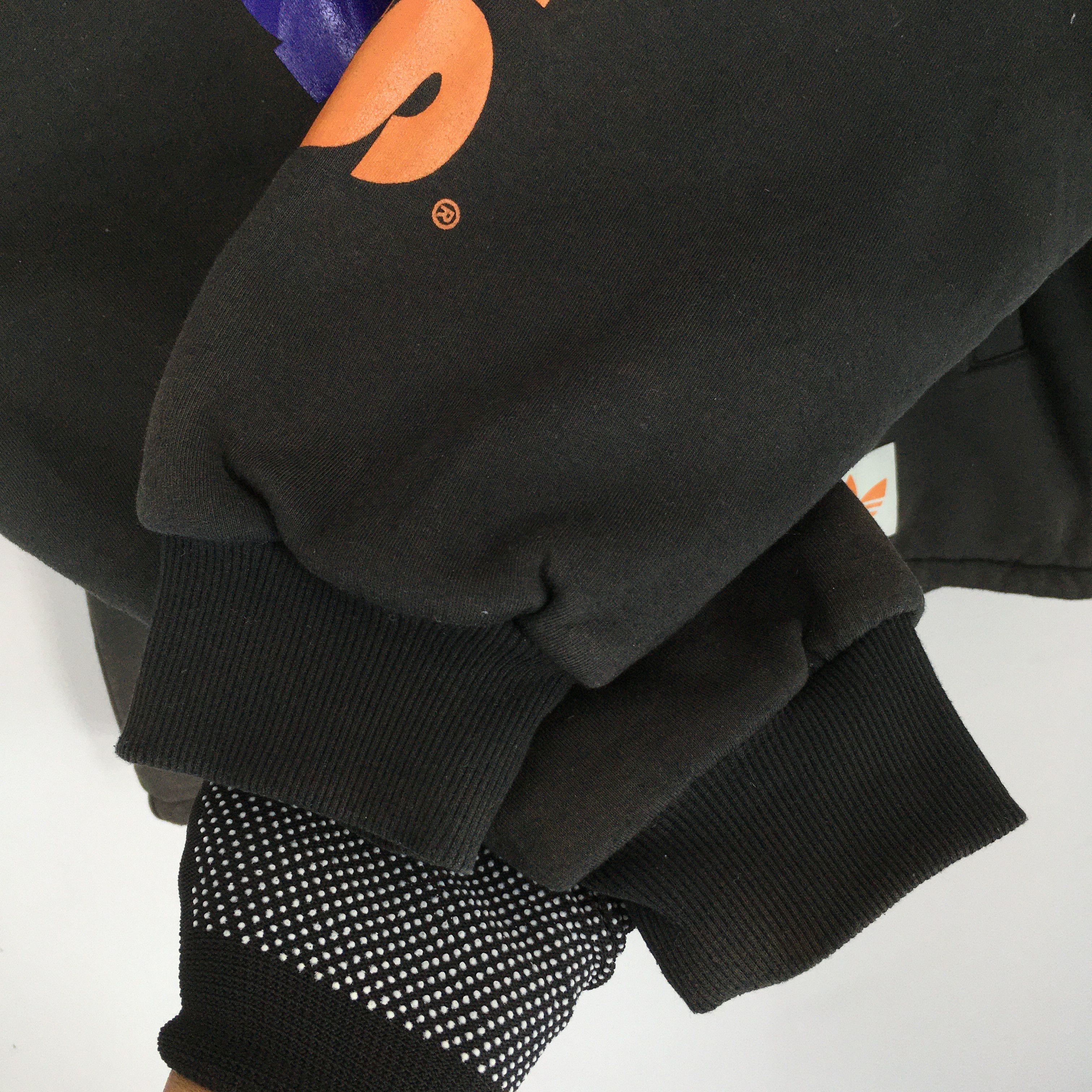 Adidas × RUN DMC × Vintage Vintage Adidas Trefoil Sherpa Hoodie Sweatshirt Medium Size US M / EU 48-50 / 2 - 4 Thumbnail
