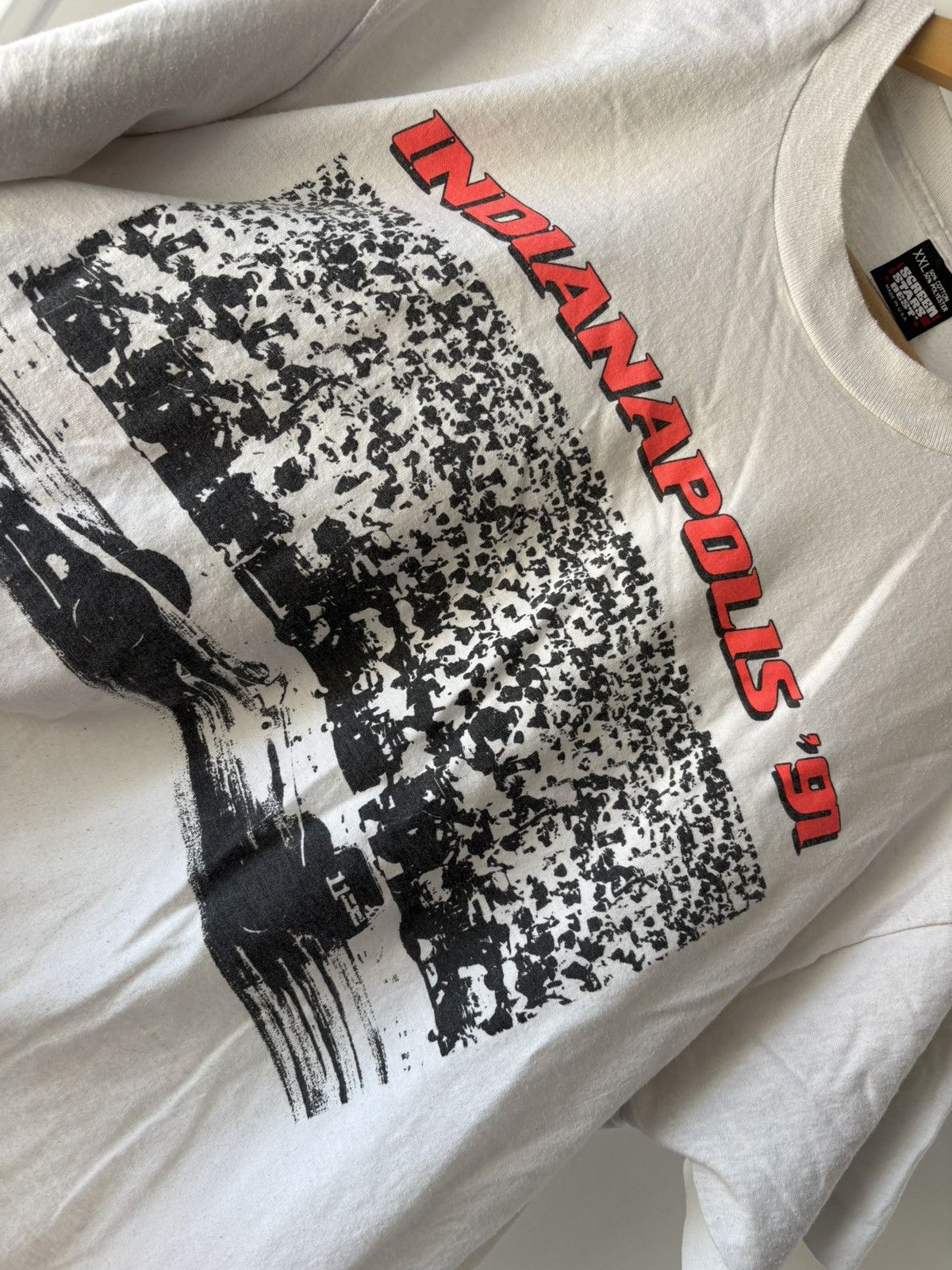 Vintage Vintage 1991 Indianapolis 500 Tee Size US XXL / EU 58 / 5 - 2 Thumbnail