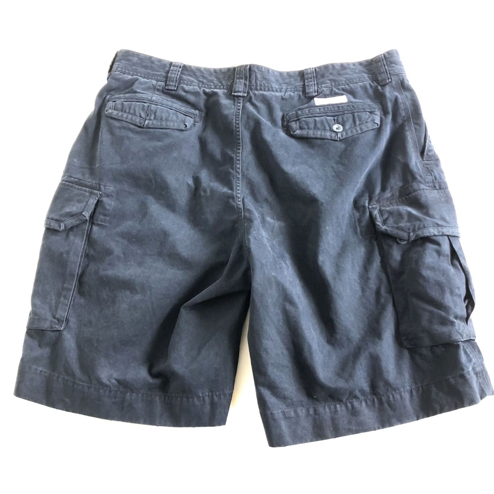 Polo Ralph Lauren Polo Ralph Lauren Cargo Shorts Men Dark Blue Cotton Aviator Classic 42T Regular Belt Loops Pockets Navy Casual Cargo Shorts Mens Size US XL / EU 56 / 4 - 2 Thumbnail