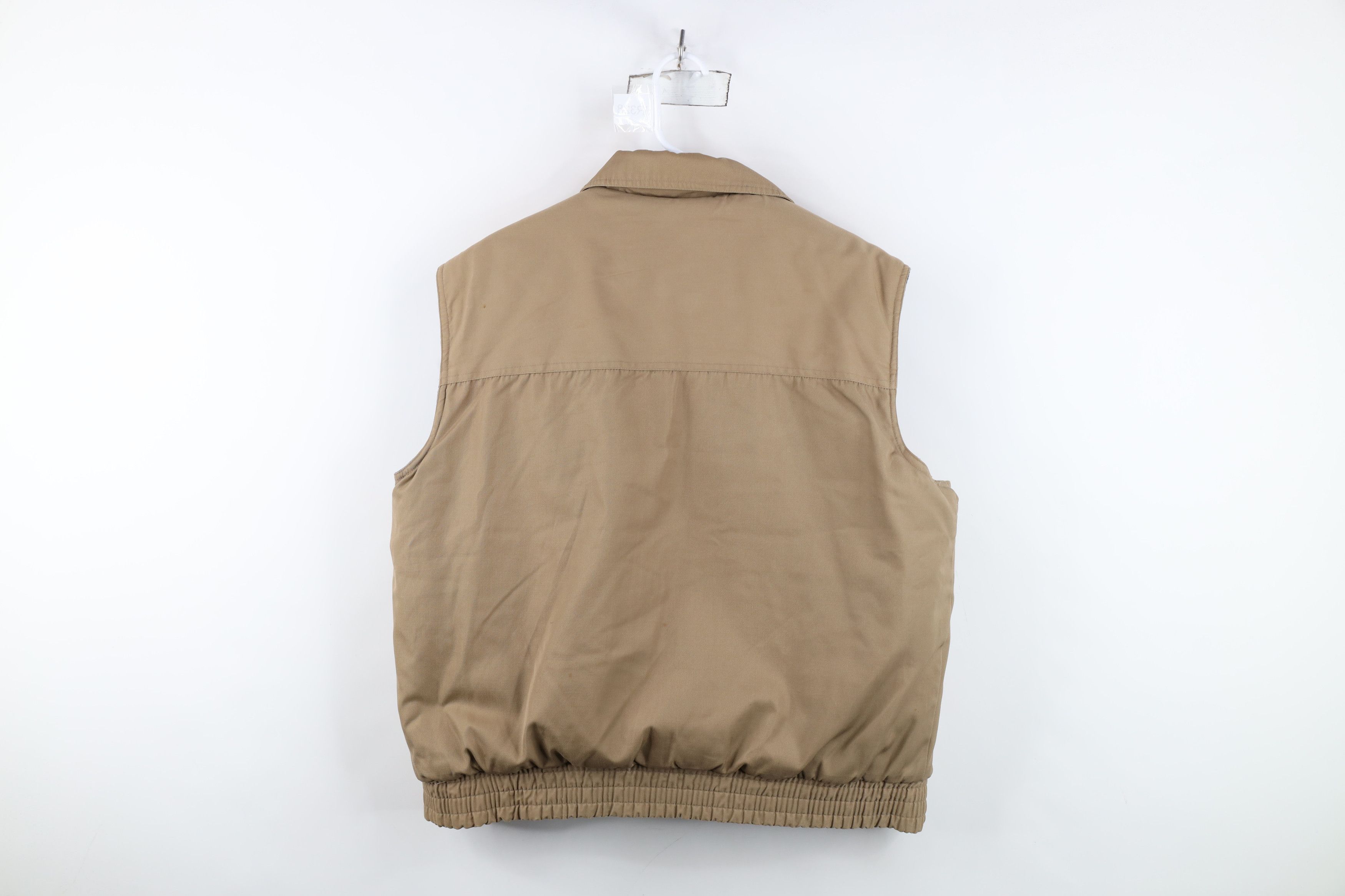 Vintage Vintage 80s 90s Streetwear Flannel Lined Puffer Vest Jacket Size US XL / EU 56 / 4 - 13 Thumbnail