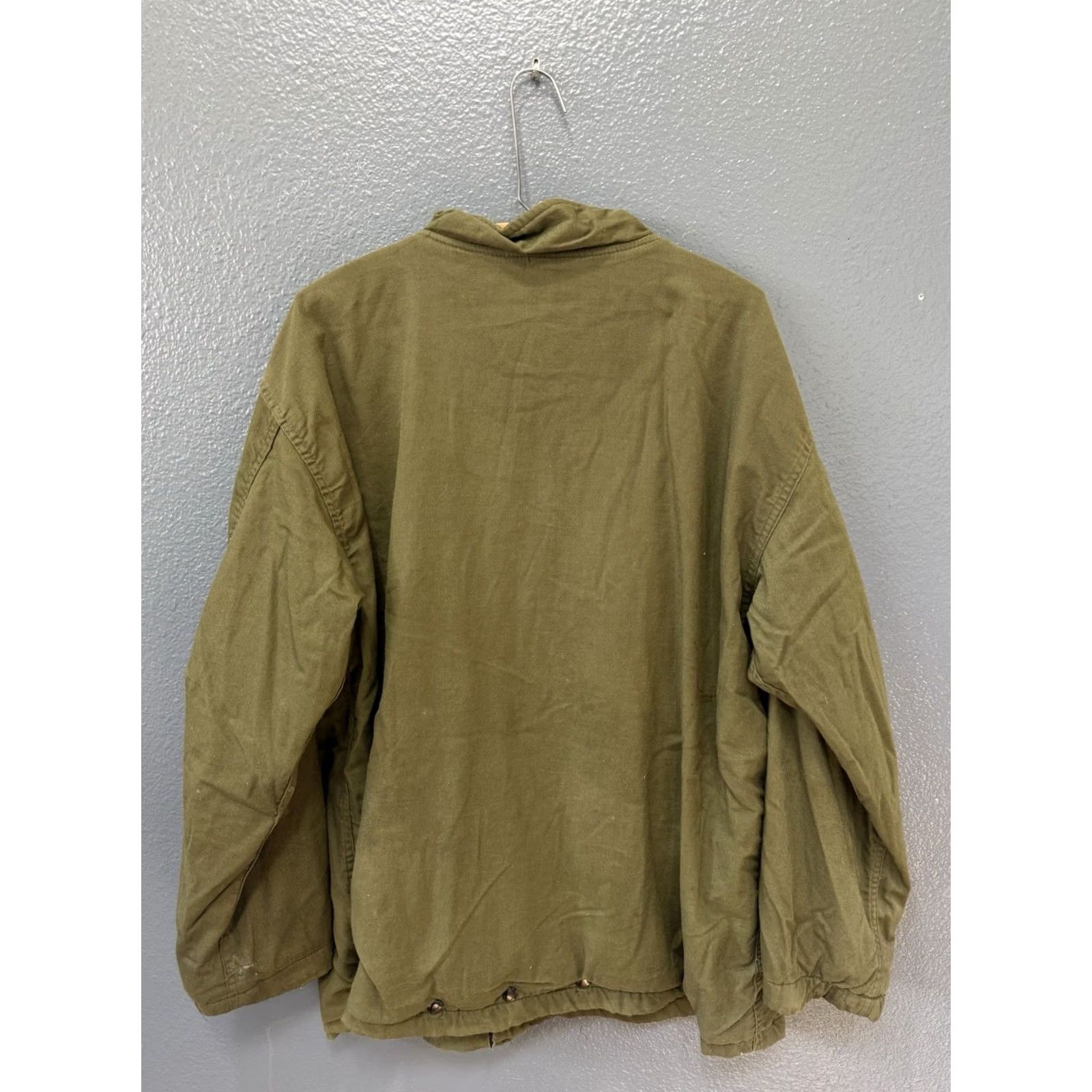 Olive VINTAGE US Army Jacket Large Olive Green Chemical 70’s Men’s Size US L / EU 52-54 / 3 - 7 Thumbnail