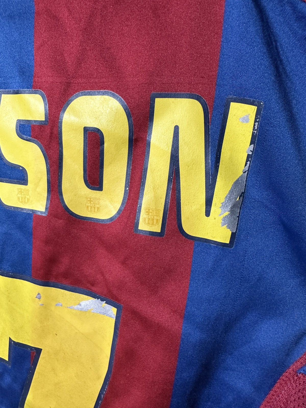 Nike × Vintage FC Barcelona 2004-2005 Home football jersey Nike #17 Larsson Size US XL / EU 56 / 4 - 12 Thumbnail