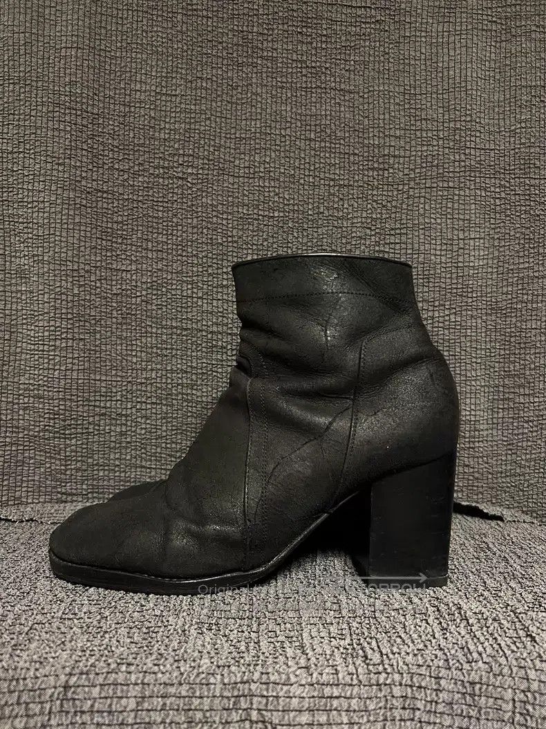 Rick Owens Rick Owens Cracked Leather High Heels Size US 10.5 / IT 40.5 - 5 Thumbnail