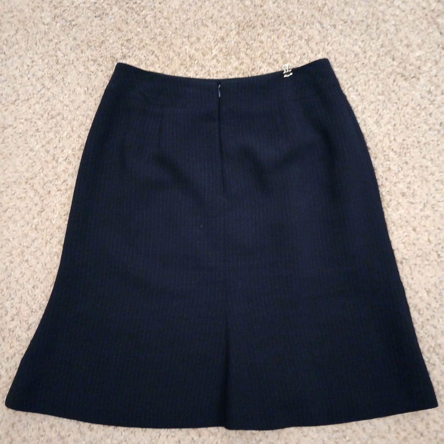 Talbots Talbots Skirt A-Line Women's Knee Length Blue Polka Dot Size 6 Lined Polyester Regular Vintage: No Size 28" / US 6 / IT 42 - 6 Thumbnail