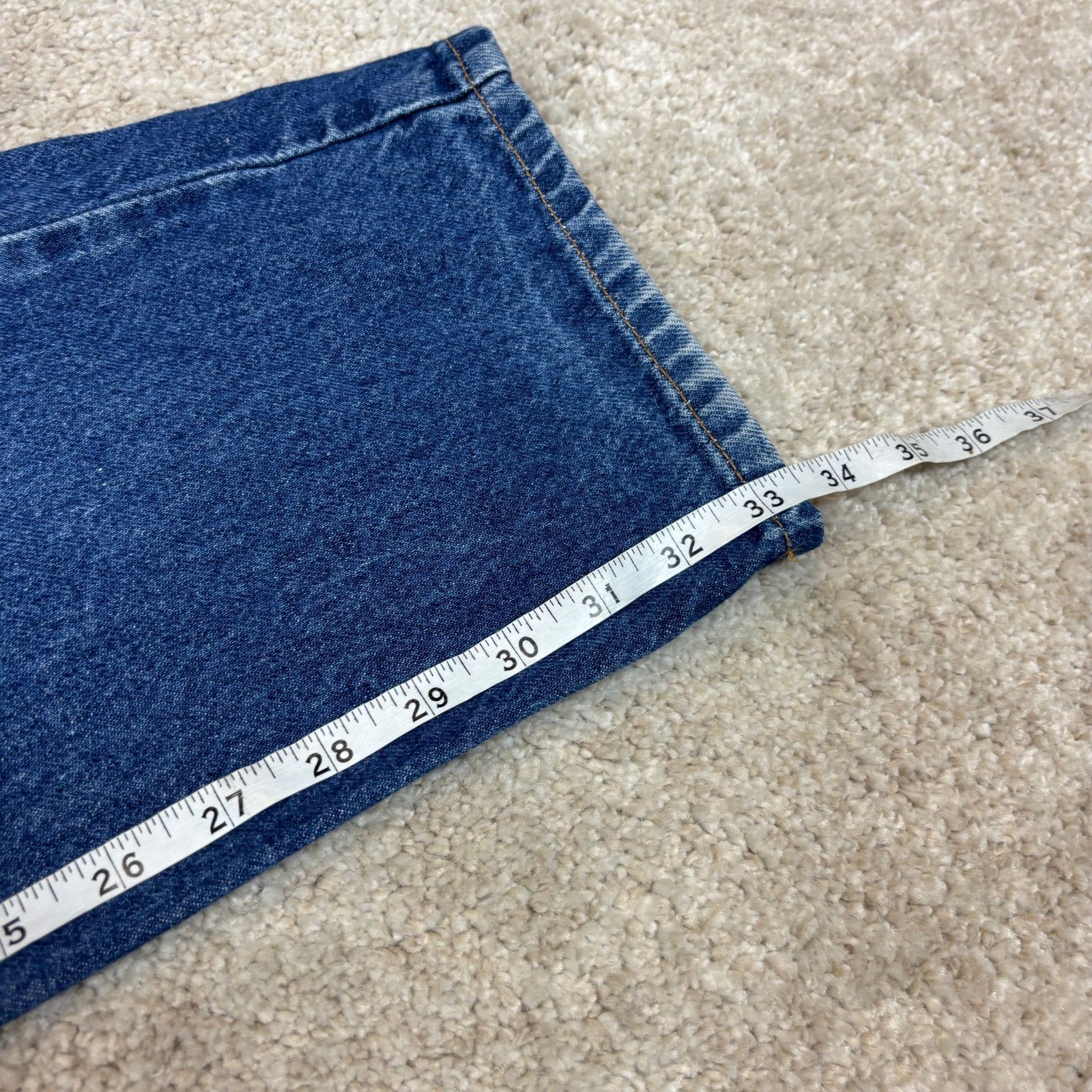 Levi's Vintage 90s Levi's 505 Orange Tab Straight Leg Jeans 36x34 Size US 36 / EU 52 - 11 Thumbnail