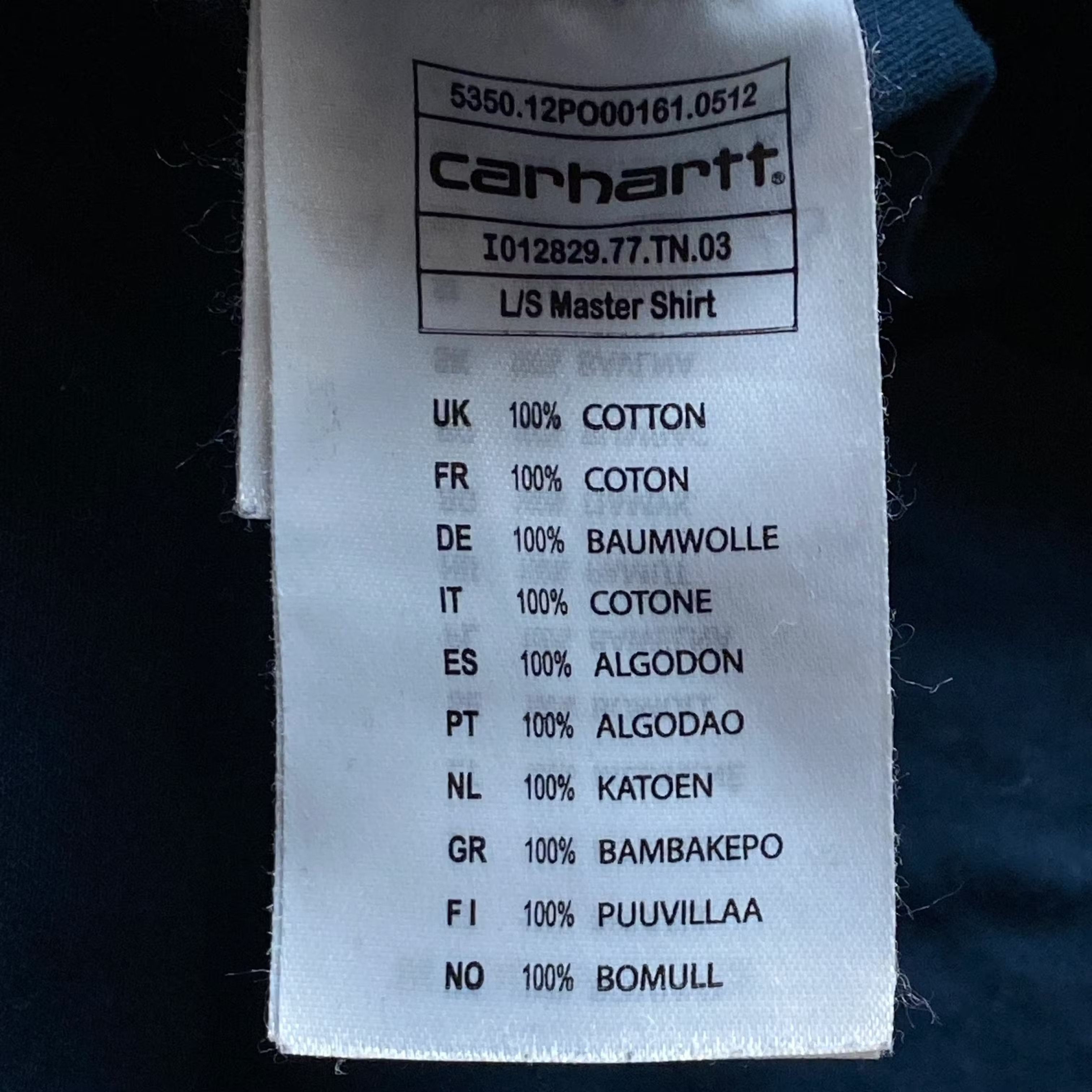Carhartt × Carhartt Wip Mens Shirt Long Sleeve Carhartt Outdoor Wear Size S Size US S / EU 44-46 / 1 - 6 Thumbnail