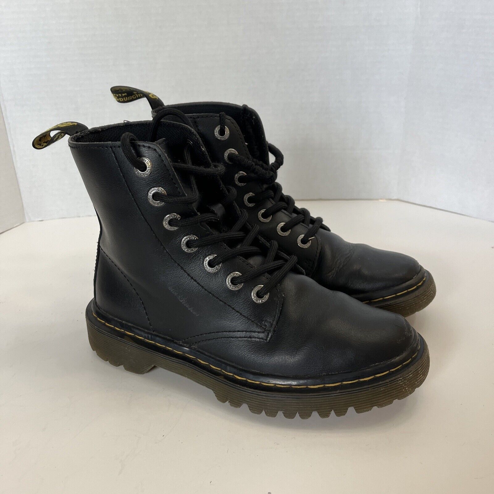 Luana leather combat boot hotsell