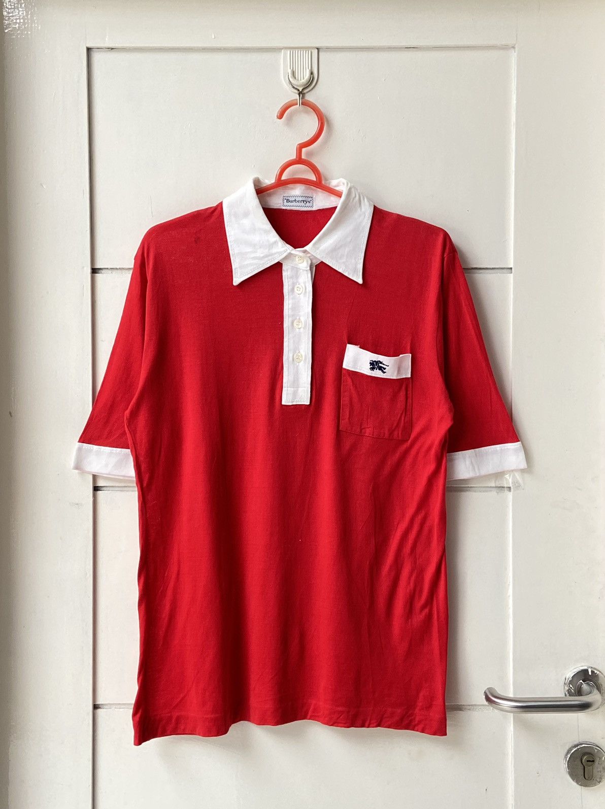 Burberry BURBERRYS Red T-shirt Size US XS / EU 42 / 0 - 1 Thumbnail