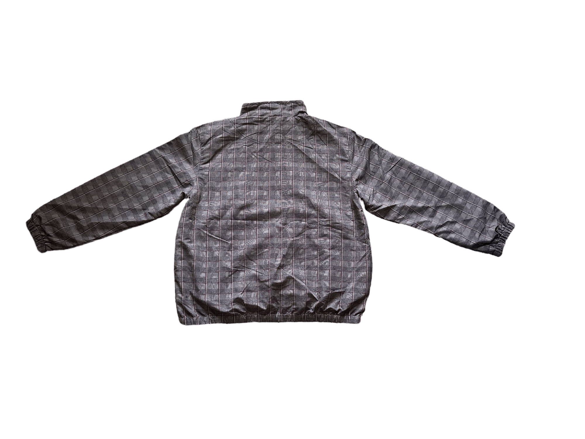 Supreme SS20 Track Half Zip Pullover XL Tan Glen Plaid | Grailed