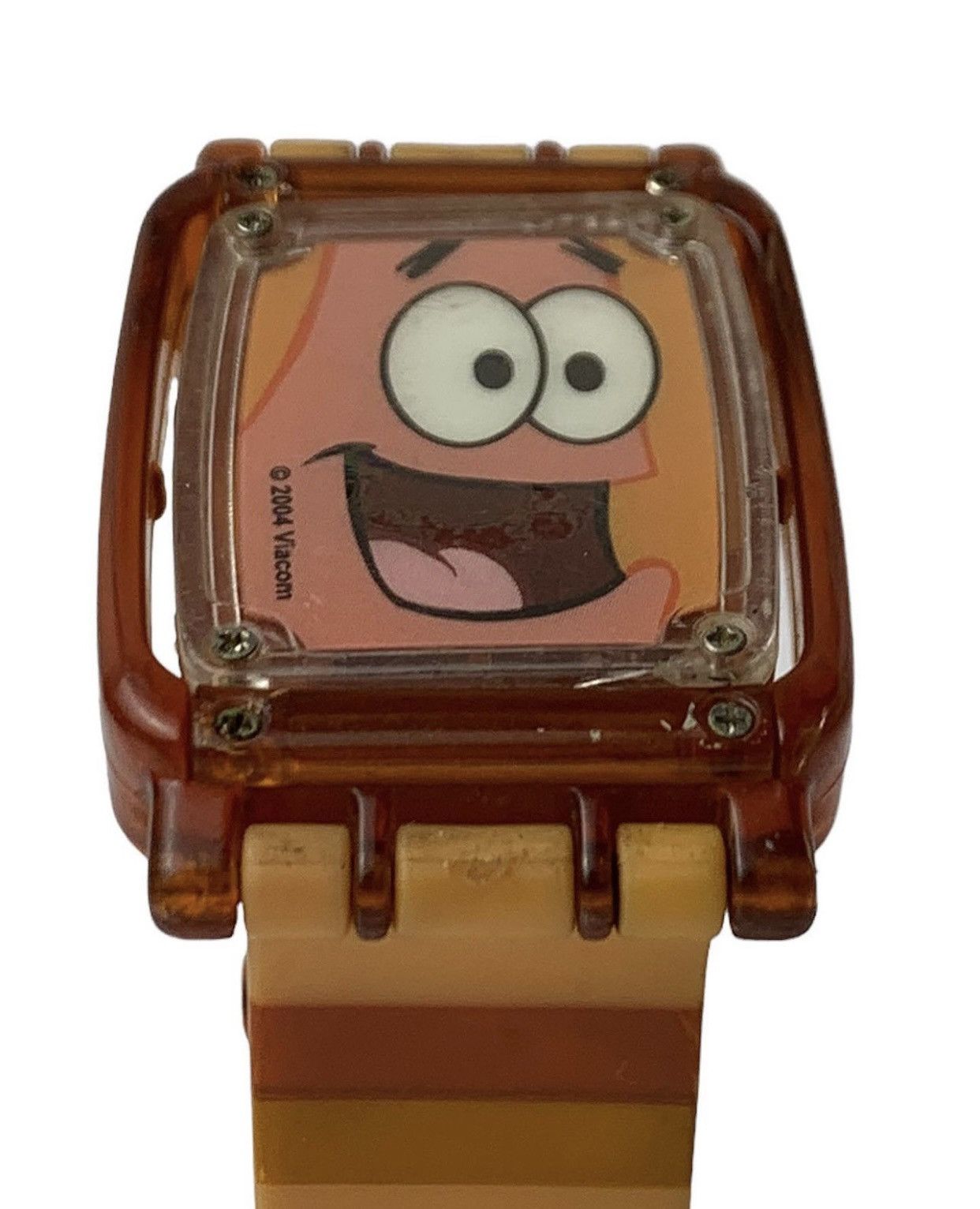 Vintage 2004 VIACOM PATRICK SPONGEBOB LCD REVERSIBLE WATCH Size ONE SIZE - 6 Thumbnail