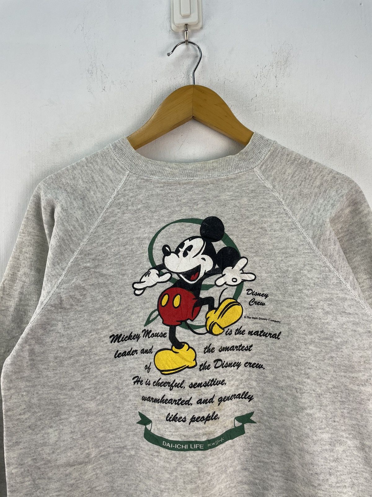 Disney Vintage 90s Mickey Mouse Sweatshirt Walt Disney Size US M / EU 48-50 / 2 - 2 Thumbnail