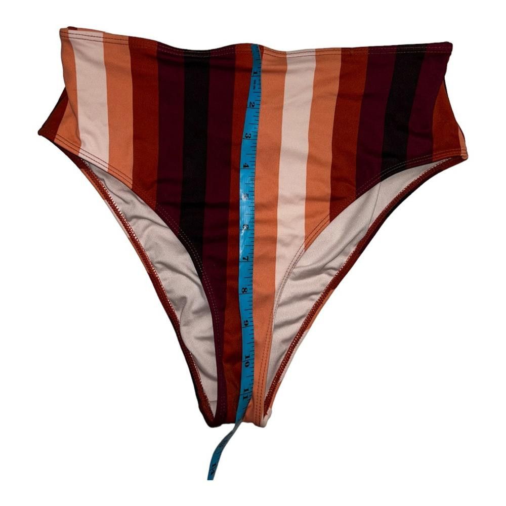 Forever 21 Striped High Waist Bikini Size Medium Size ONE SIZE - 3 Thumbnail