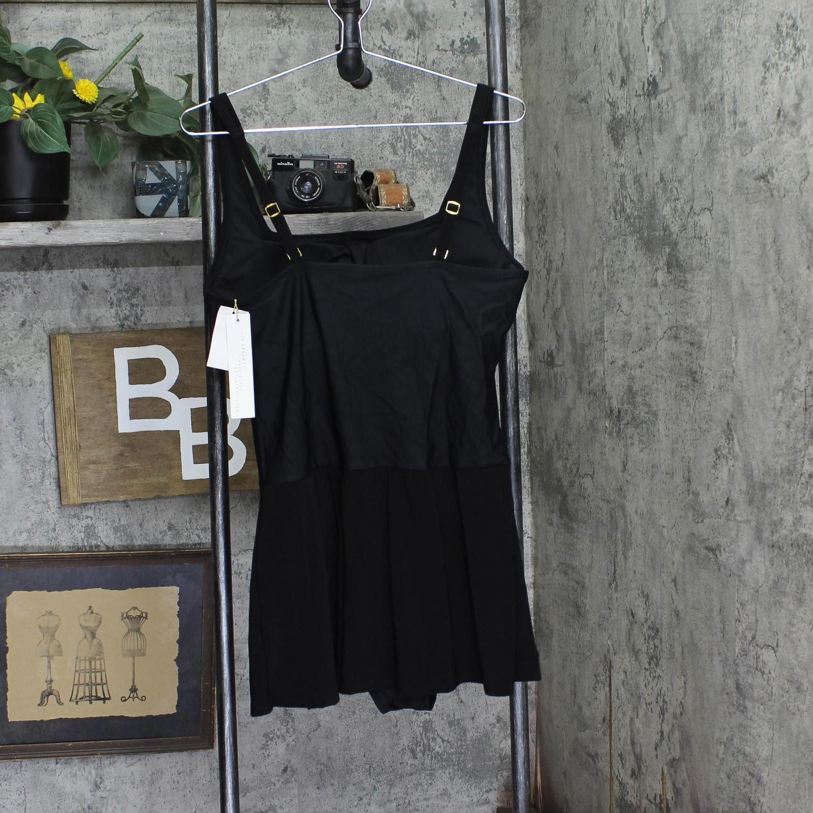 Other Nwt Beyond Control Womens Swim Dress One Piece Black 16 Size ONE SIZE - 2 Thumbnail