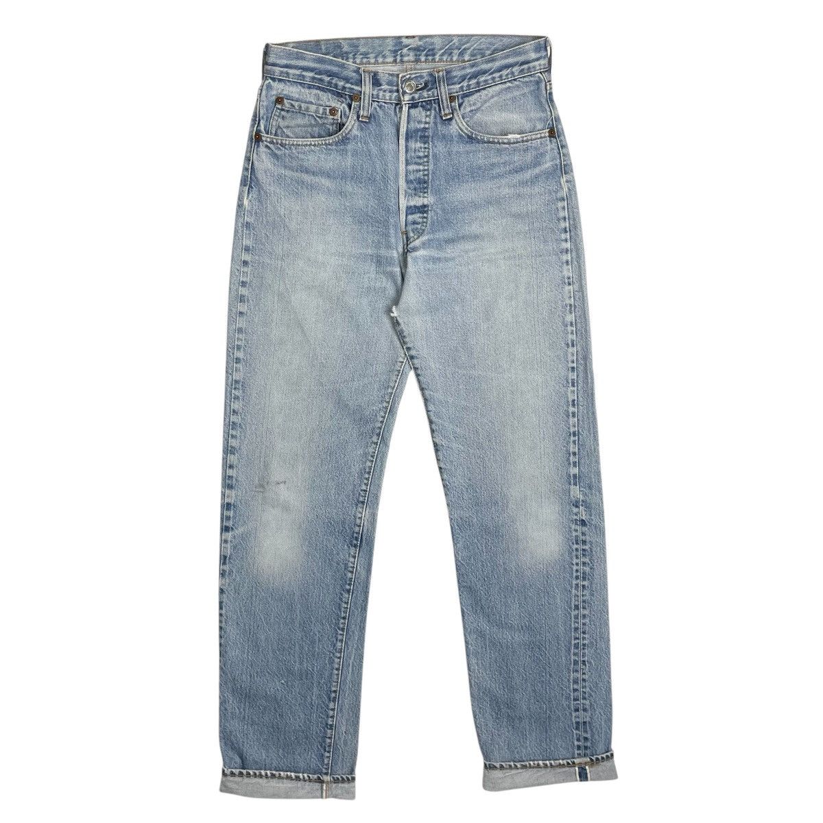 Vintage 1970s Levi's 501 Selvedge Denim - 30x33 Size US 30 / EU 46 - 1 Thumbnail