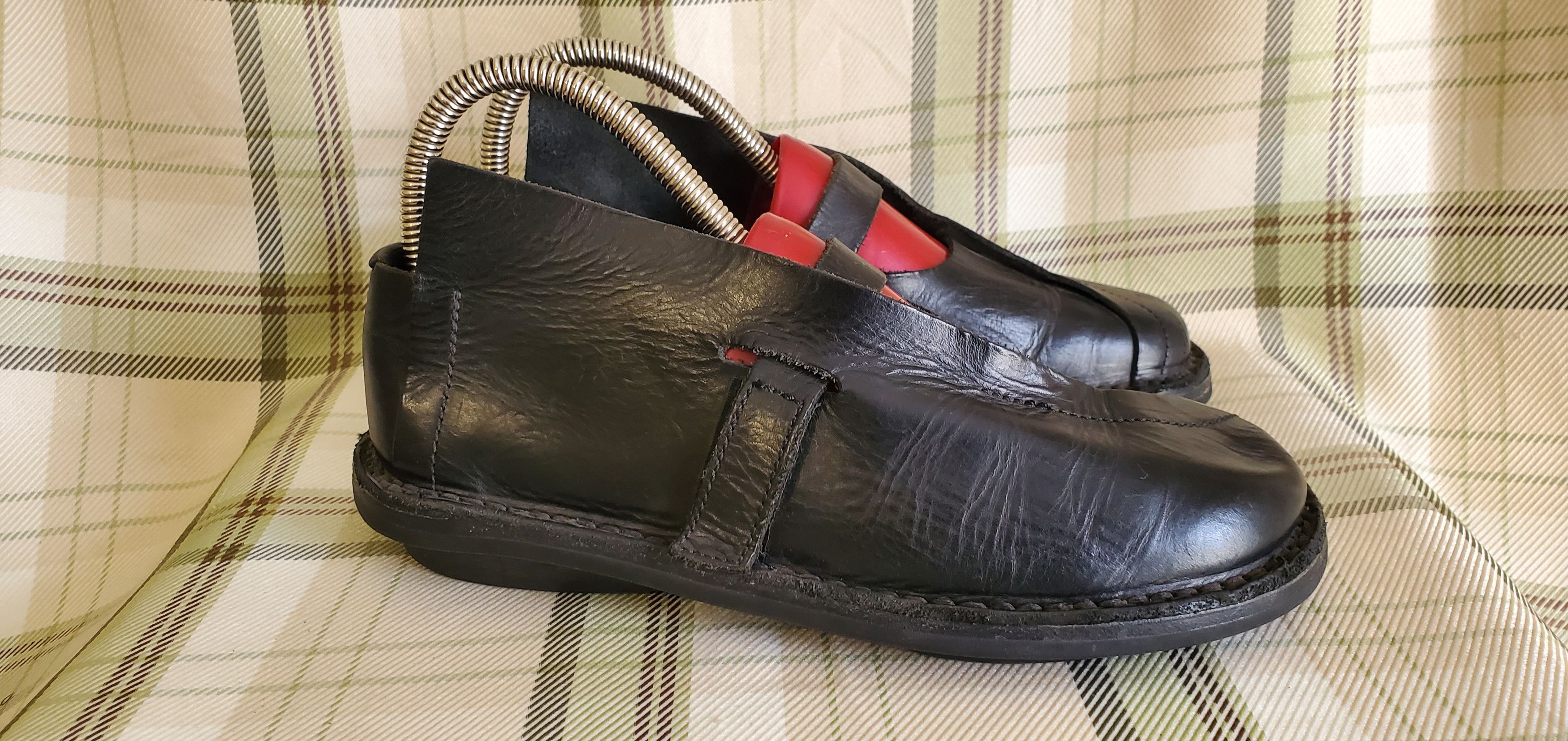Trippen Trippen Black Slip On Leather Shoes Size US 6 / IT 36 - 3 Thumbnail