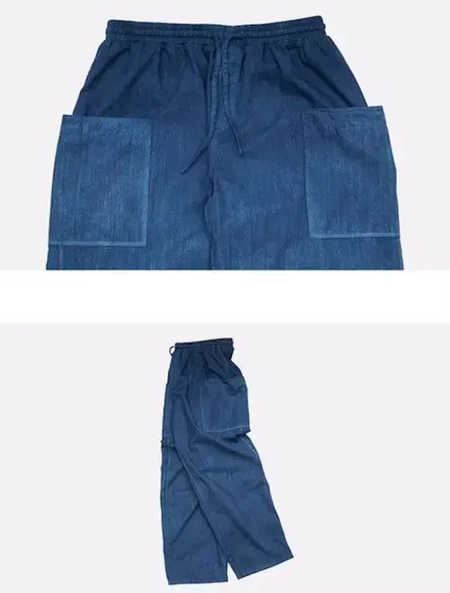 Japanese Brand 20AW Indigo Union Japan Blue Natural Plant Dyed Pants Size US 30 / EU 46 - 3 Thumbnail