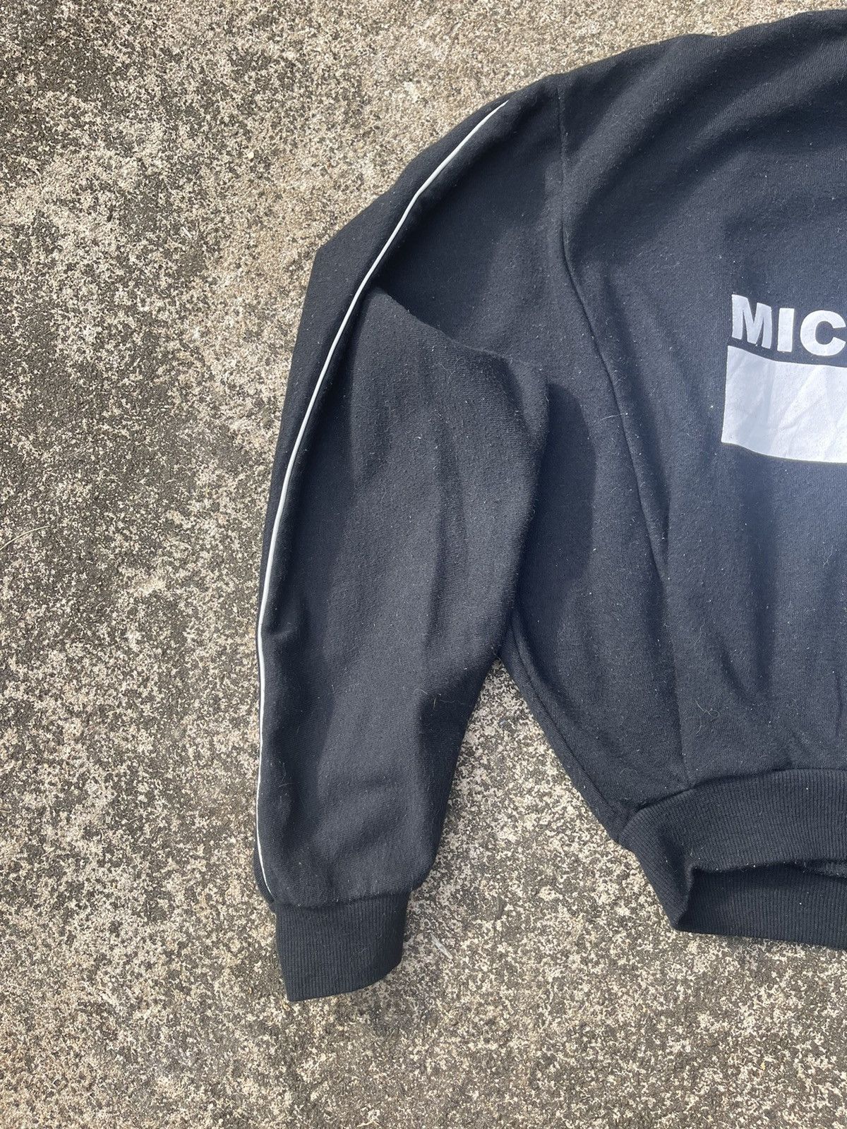 Michiko Koshino London Michiko London Surprise Black Cropped Sweatshirt Size M / US 6-8 / IT 42-44 - 5 Thumbnail