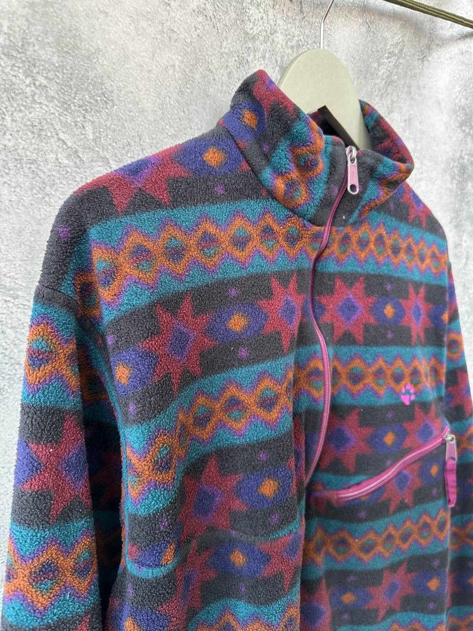 Jack Wolfskin × Vintage Jack Wolfskin "For People in Action" Polar Fleece Sweater Size US L / EU 52-54 / 3 - 4 Thumbnail