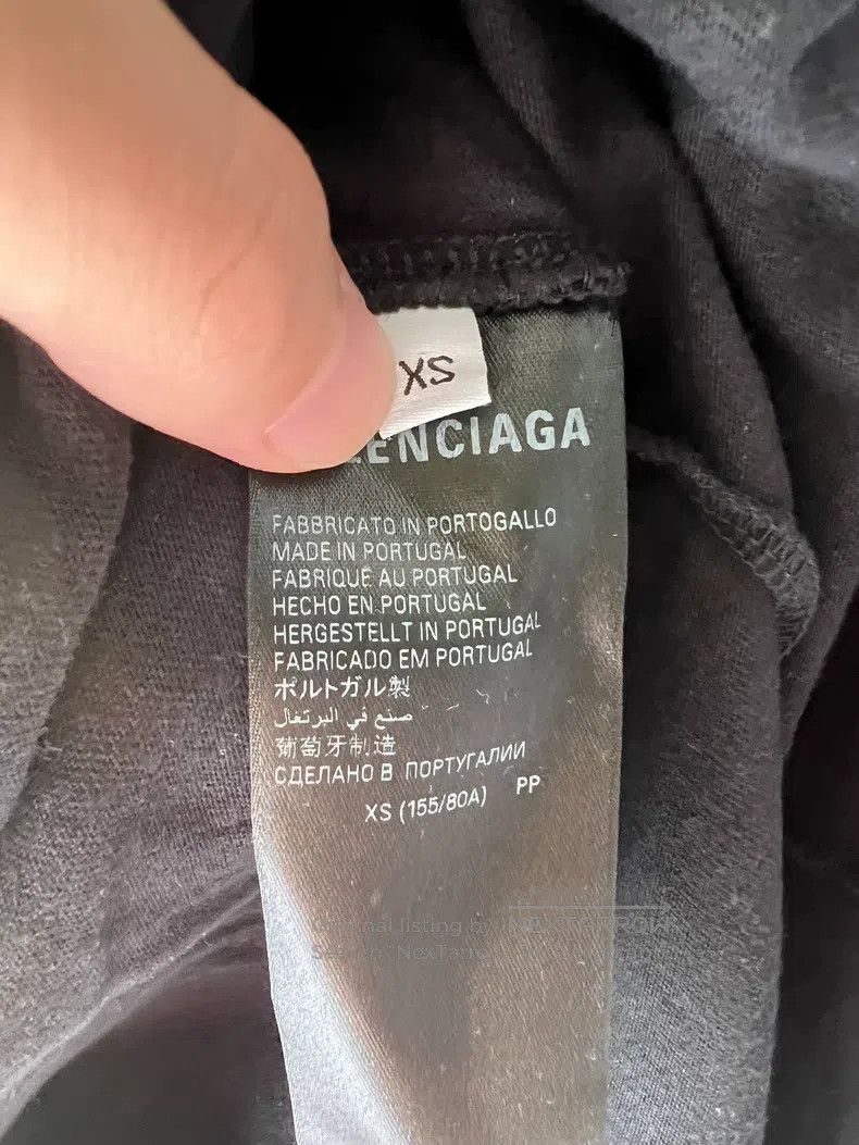 Balenciaga Balenciaga Model Graffiti Short Sleeve T-Shirt, Size Xs Size US XS / EU 42 / 0 - 4 Thumbnail