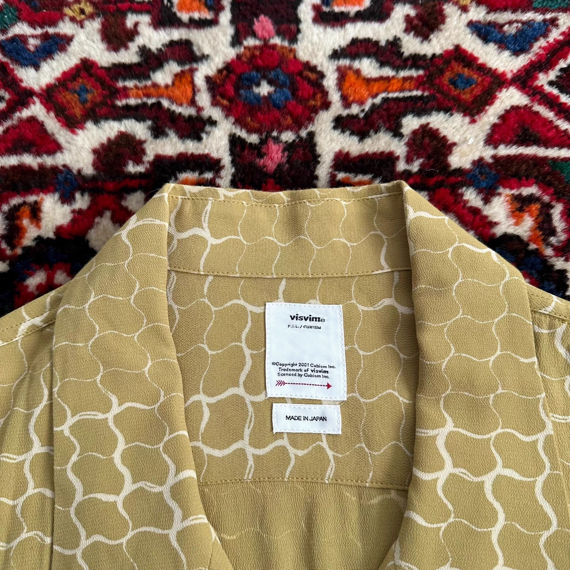 Visvim Visvim Free Edge Snake Hawaiian SS Shirt 3 Ivory Size US L / EU 52-54 / 3 - 5 Thumbnail