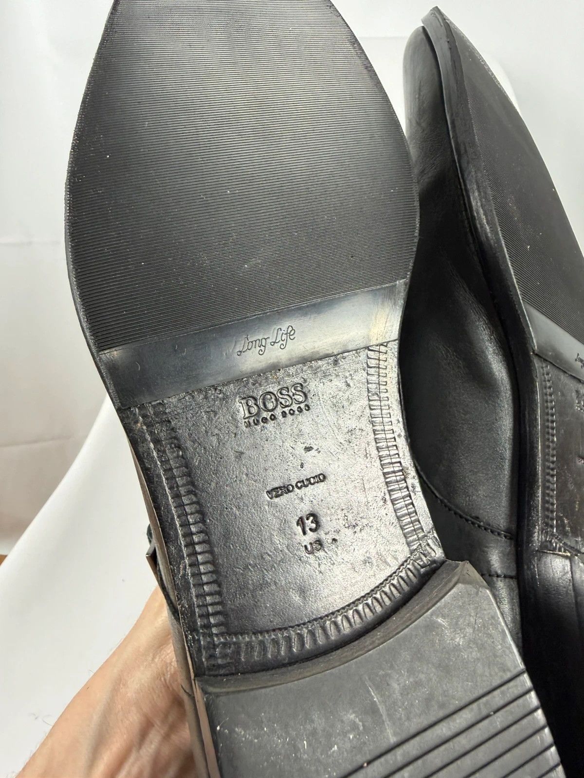 Hugo Boss Hugo Boss Genuine Leather Monks Shoes size US13 Size US 13 / EU 46 - 9 Thumbnail