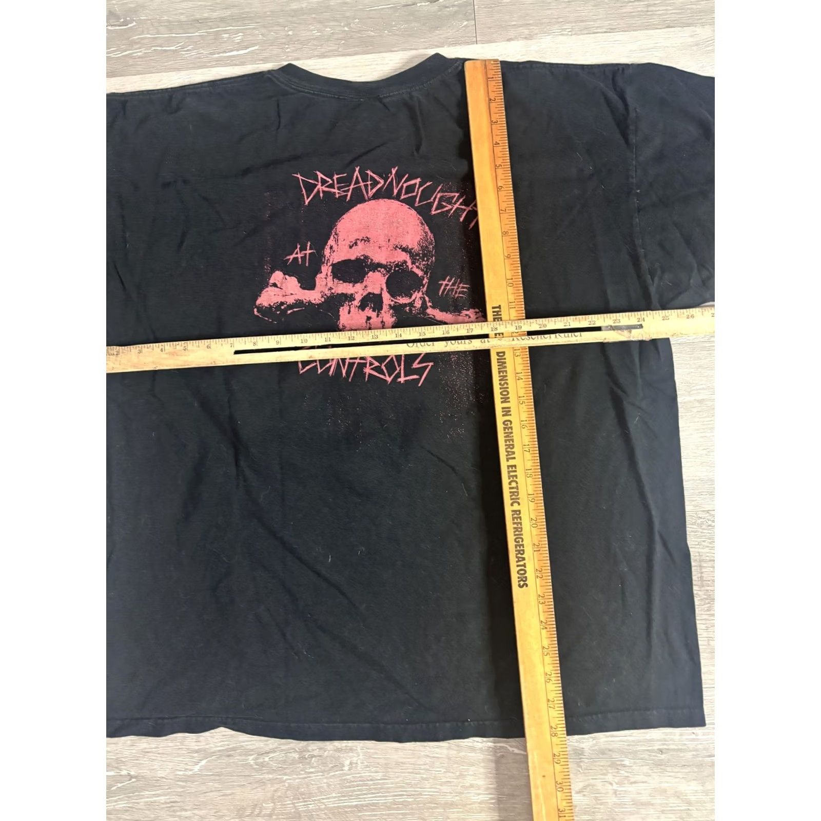 Vintage Rio Grande Dub Shirt Mens Large Black Skull Graphic Tee T-Shirt Dreadnought Size US L / EU 52-54 / 3 - 4 Thumbnail