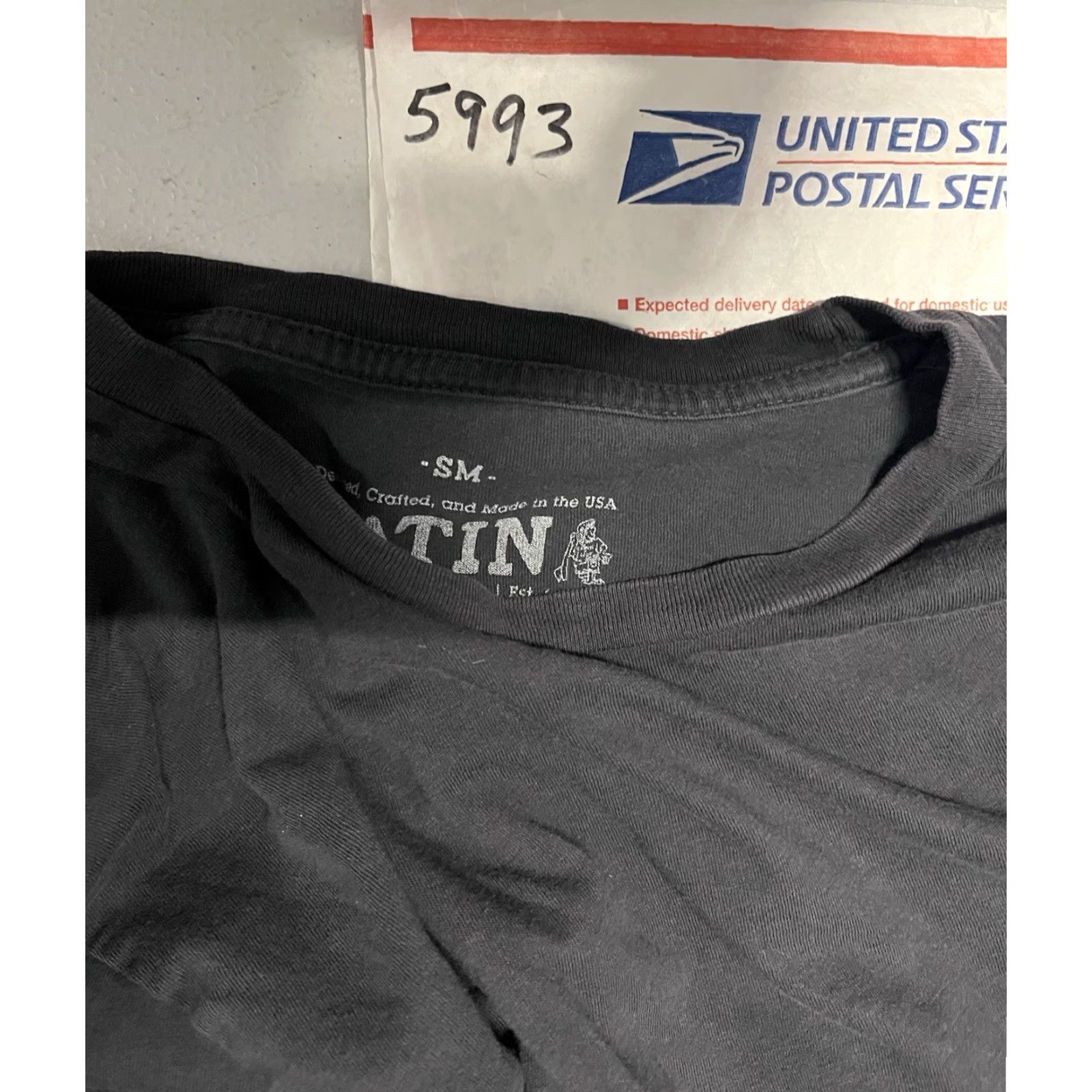 Katin Katin Men's Black Short Sleeve Crew Neck Pocket T-shirt Small 100% Cotton Made In The USA Size US S / EU 44-46 / 1 - 8 Thumbnail