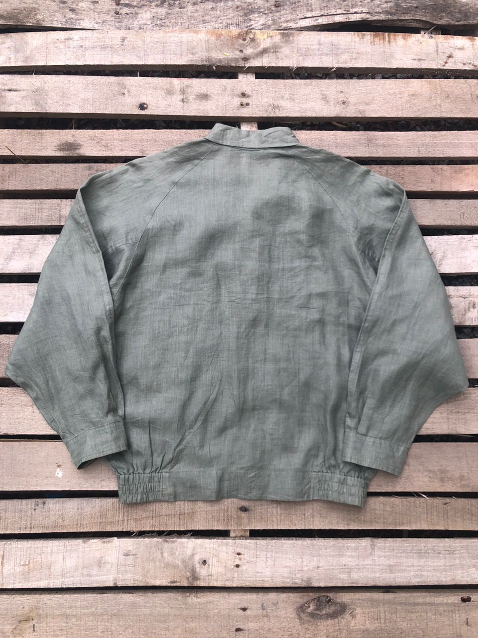 Burberry Vintage 80s Burberrys Linen Jacket Size US M / EU 48-50 / 2 - 2 Thumbnail