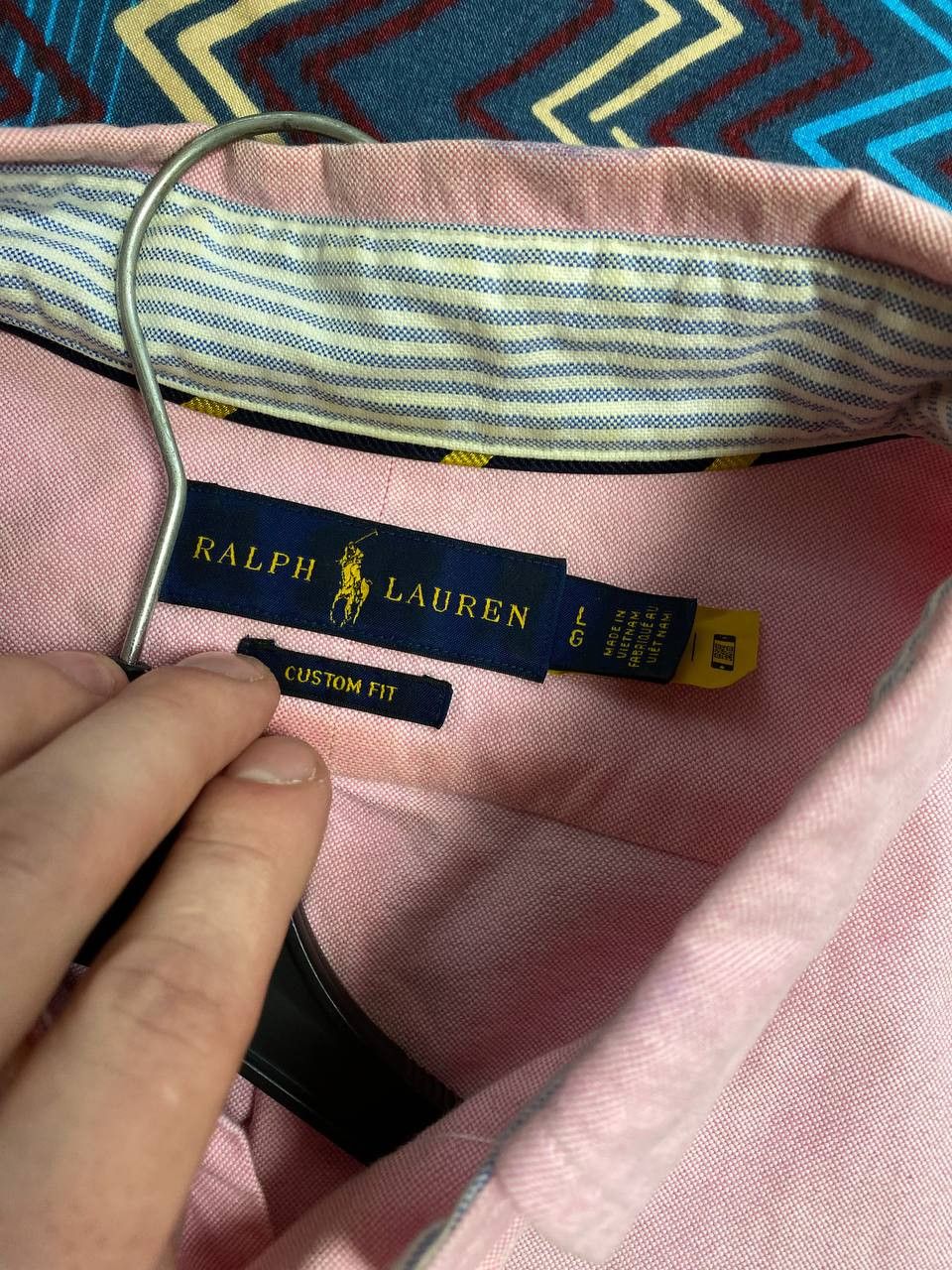 Ralph Lauren Vintage Y2K shirt Ralph Lauren Custom fit pink streetwear Size US L / EU 52-54 / 3 - 2 Thumbnail