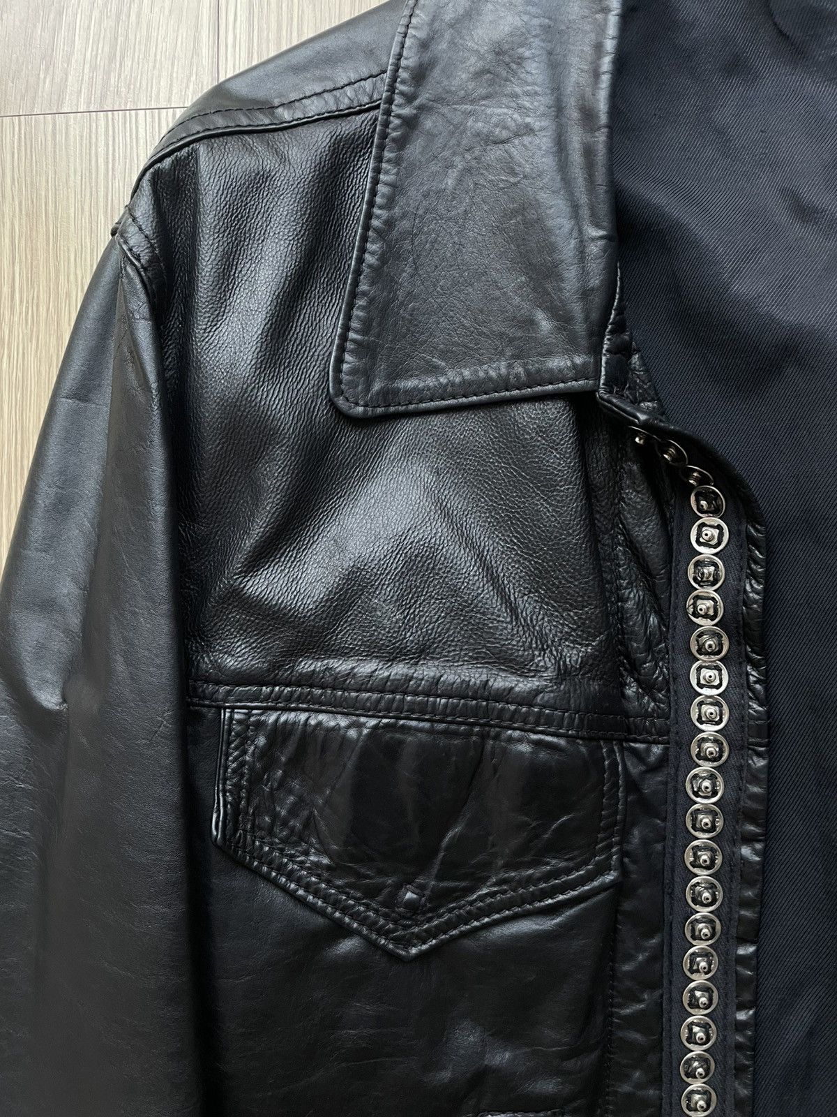 Ann Demeulemeester Ann demeulemeester leather jacket Size US L / EU 52-54 / 3 - 5 Thumbnail