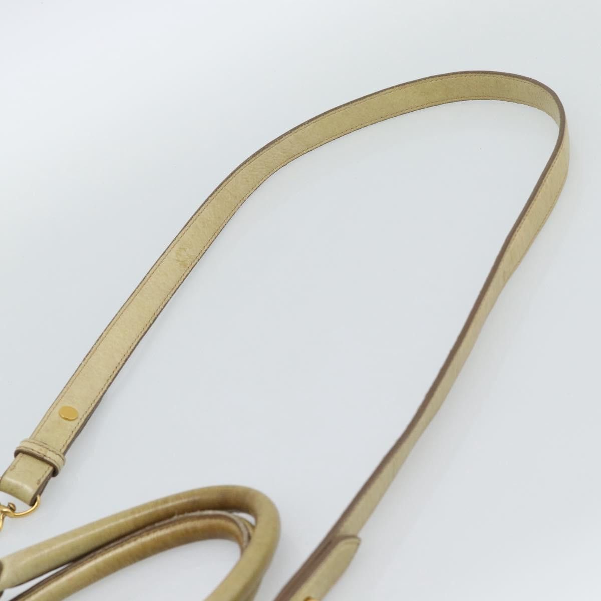 Miu Miu Borsa a mano Miu Miu Matelassé in pelle 2 vie beige oro Size ONE SIZE - 16 Thumbnail