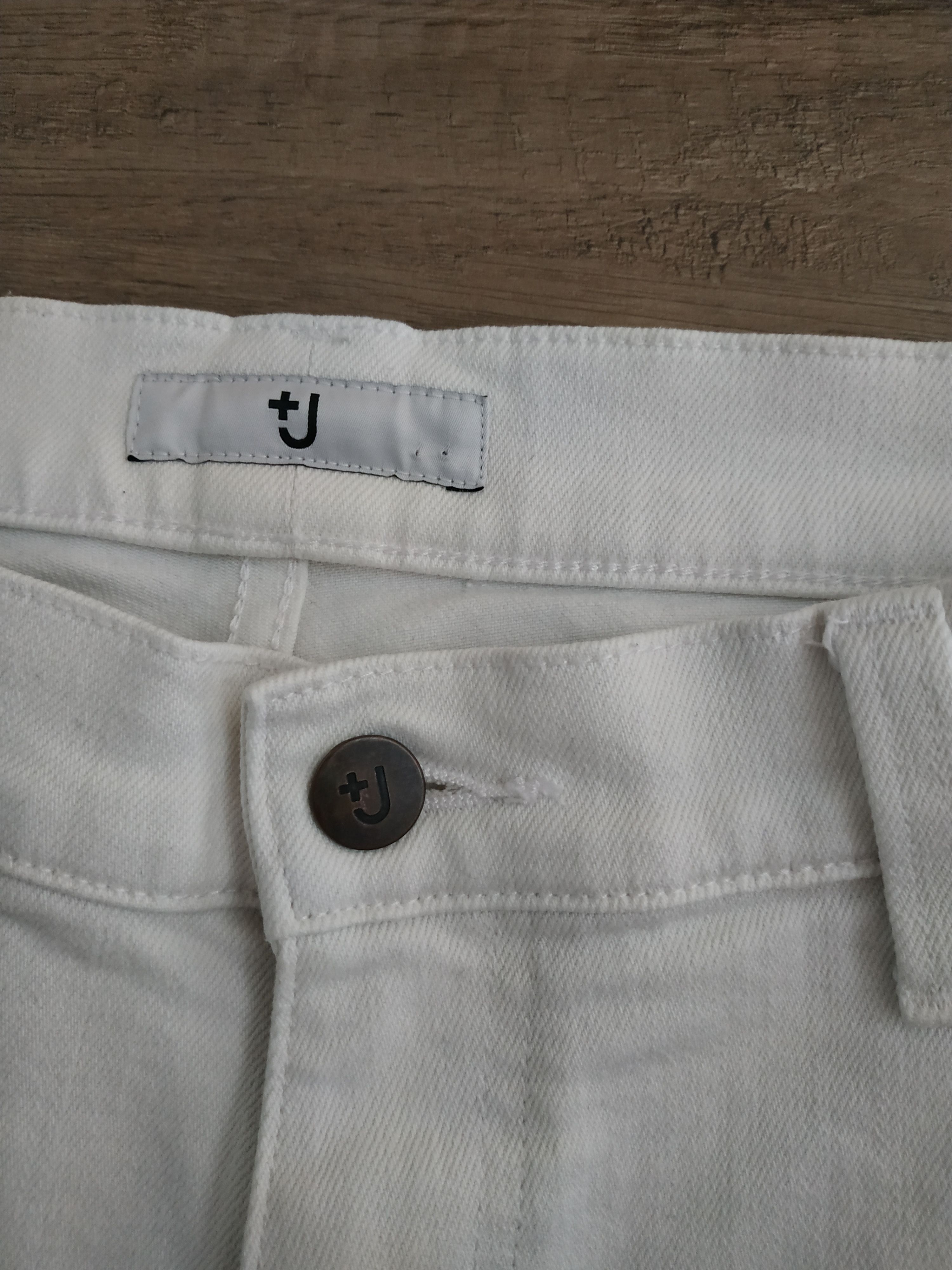 Jil Sander × Uniqlo Uniqlo x Jil Sander Men's White Jeans/ Denim Trousers, W 33 Size US 33 - 11 Thumbnail
