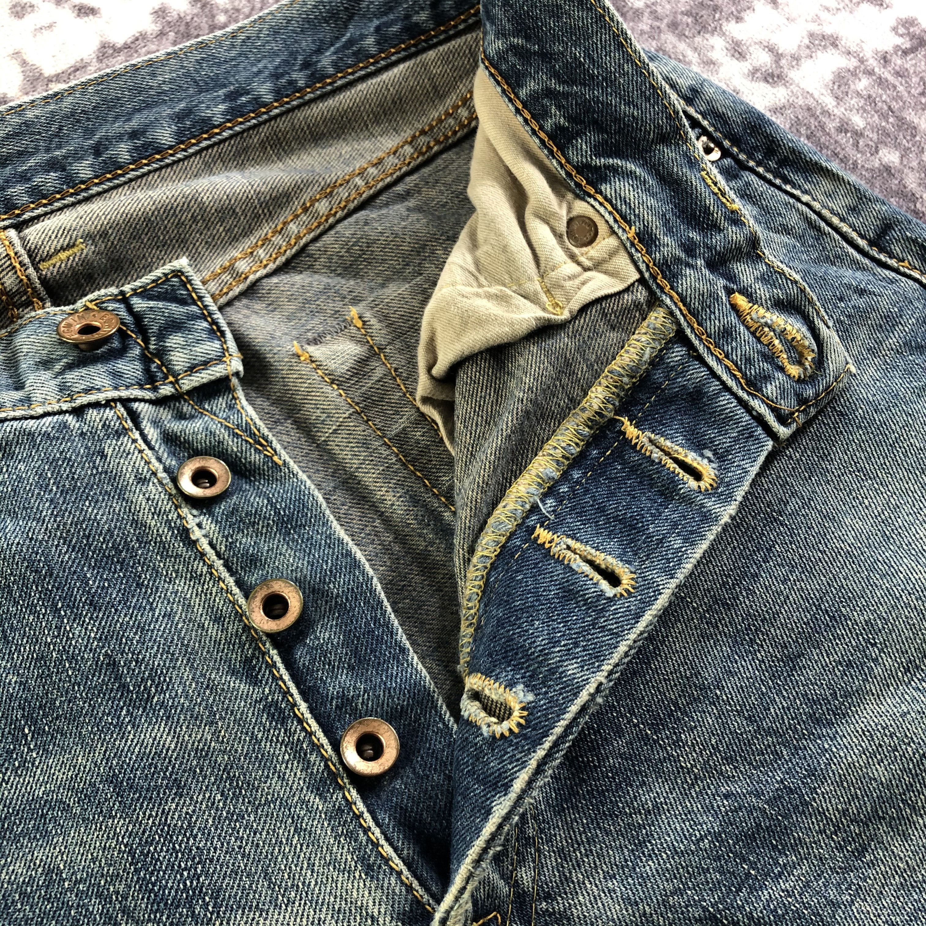 Edwin Vintage Redline Edwin 505 Jeans-JM3521 Size US 31 - 8 Thumbnail