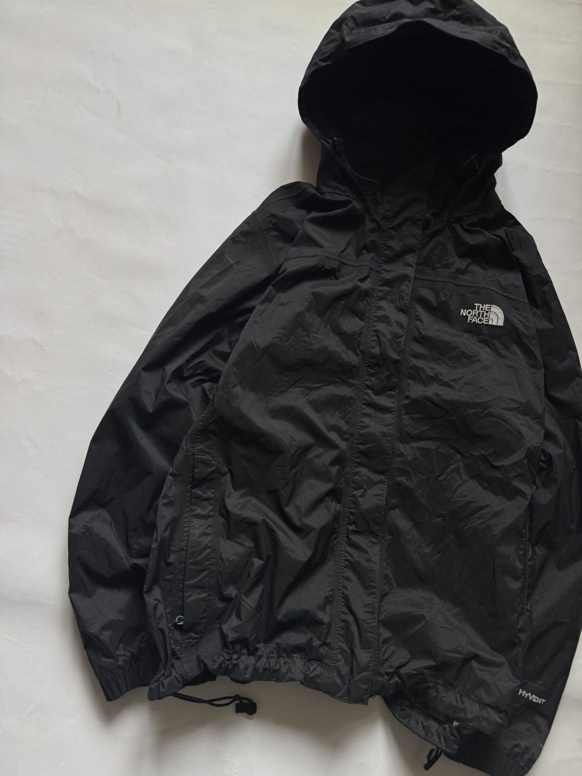 The North Face The North Face HyVent Waterproof Rain Jacket — Triple Black Size L / US 10 / IT 46 - 4 Thumbnail